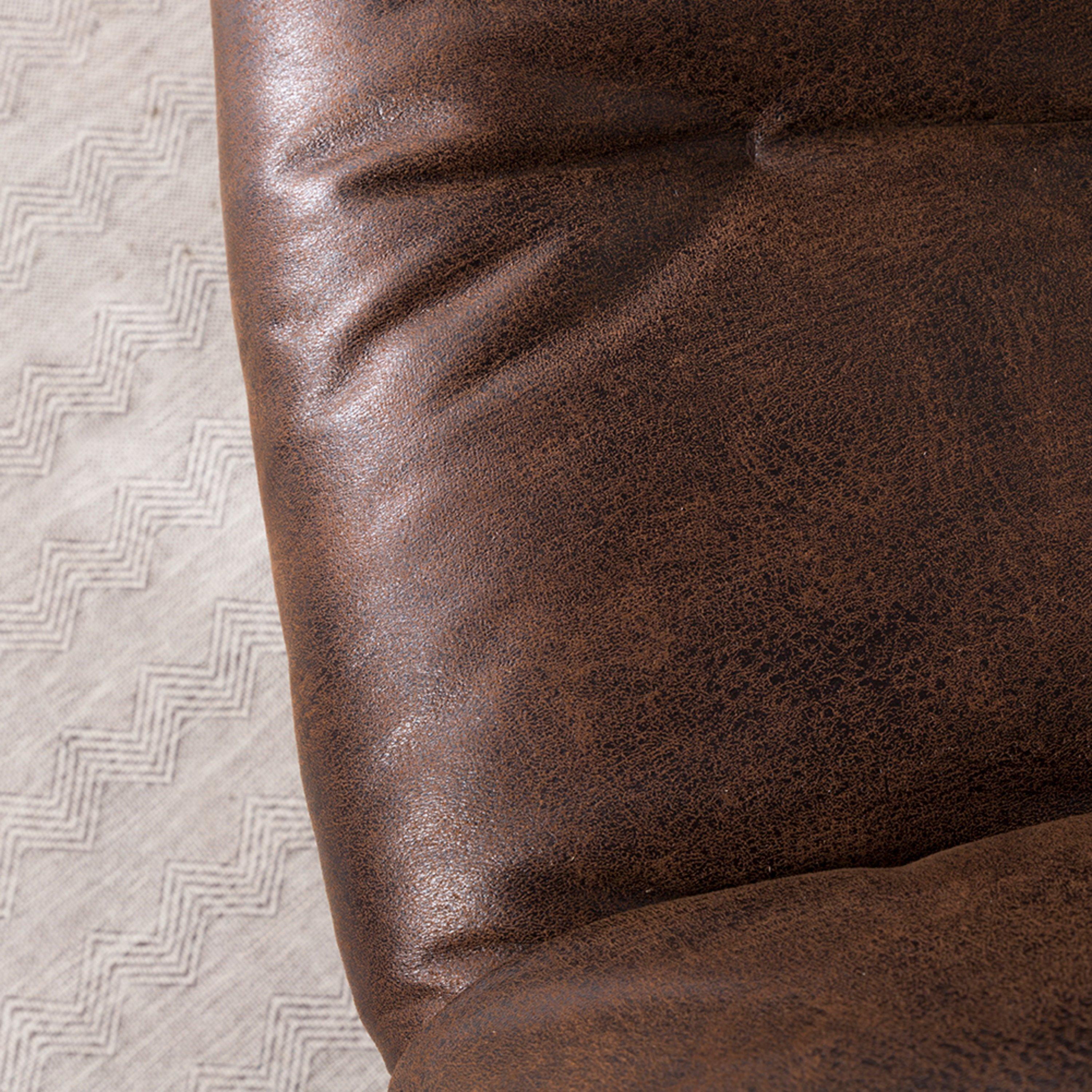 Brown - Kabinet UK - Contemporary Metal Legs Tufted Leisure Armchair - 7