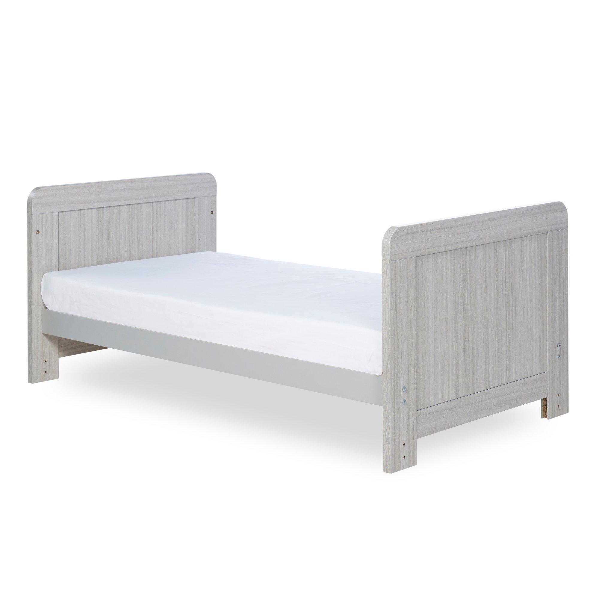 Ash Grey - Ickle Bubba - Pembrey Cot Bed and Premium Sprung Mattress - 3