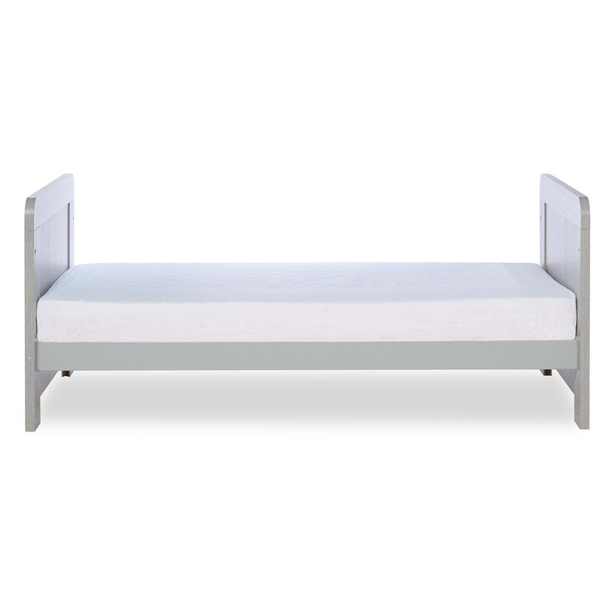 Ash Grey - Ickle Bubba - Pembrey Cot Bed and Premium Sprung Mattress - 7