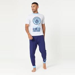 Team Short Sleeve Man City Pj Set