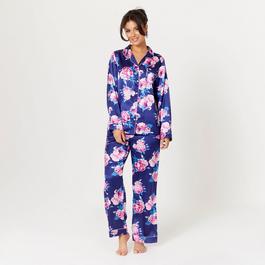 Be You Satin Satin Floral Pyjama