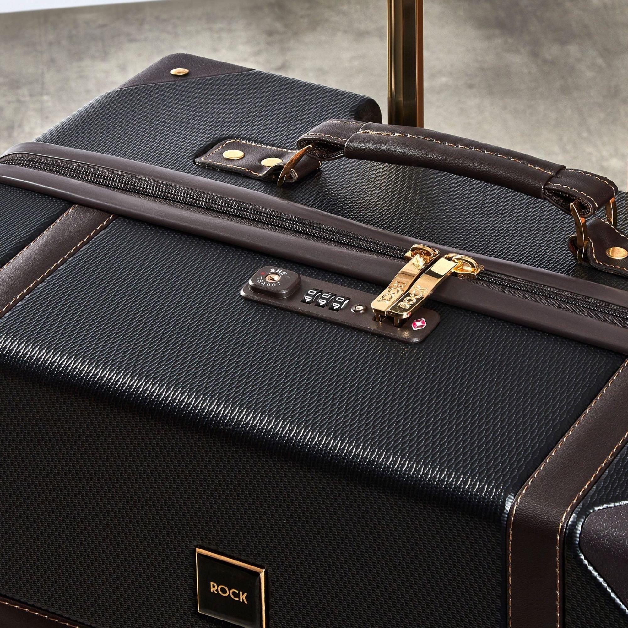Black - Rock - Vintage Suitcase Black - 4