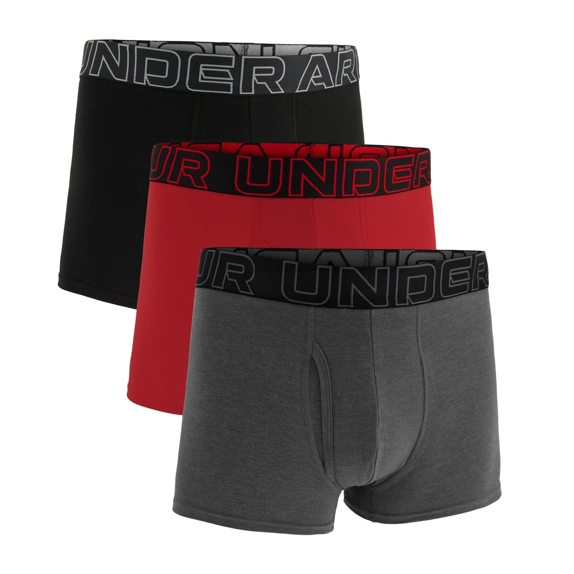 Under Armour Performance Cotton 3In 3Pk Trunks Sports Direct