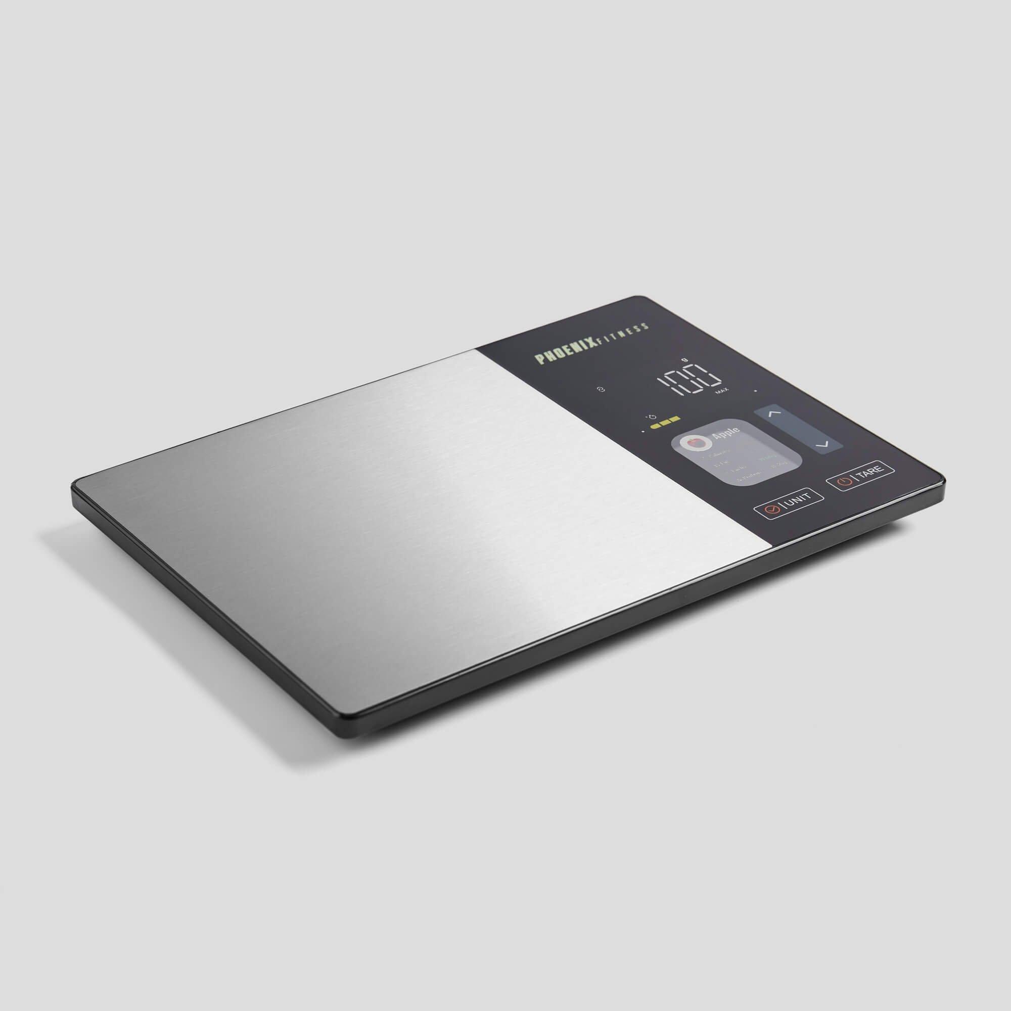 Black - Phoenix Fitness - Smart Food Scale Bluetooth - 3