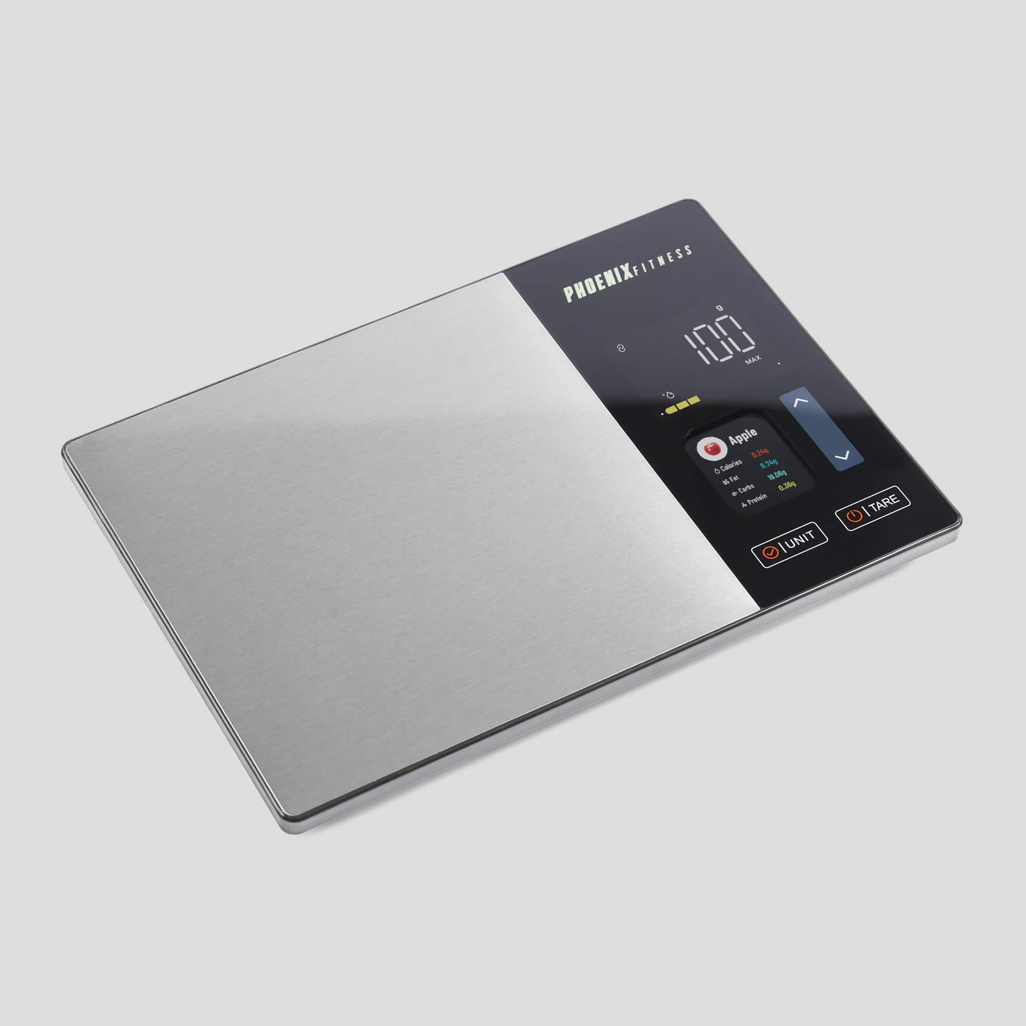 Black - Phoenix Fitness - Smart Food Scale Bluetooth - 4