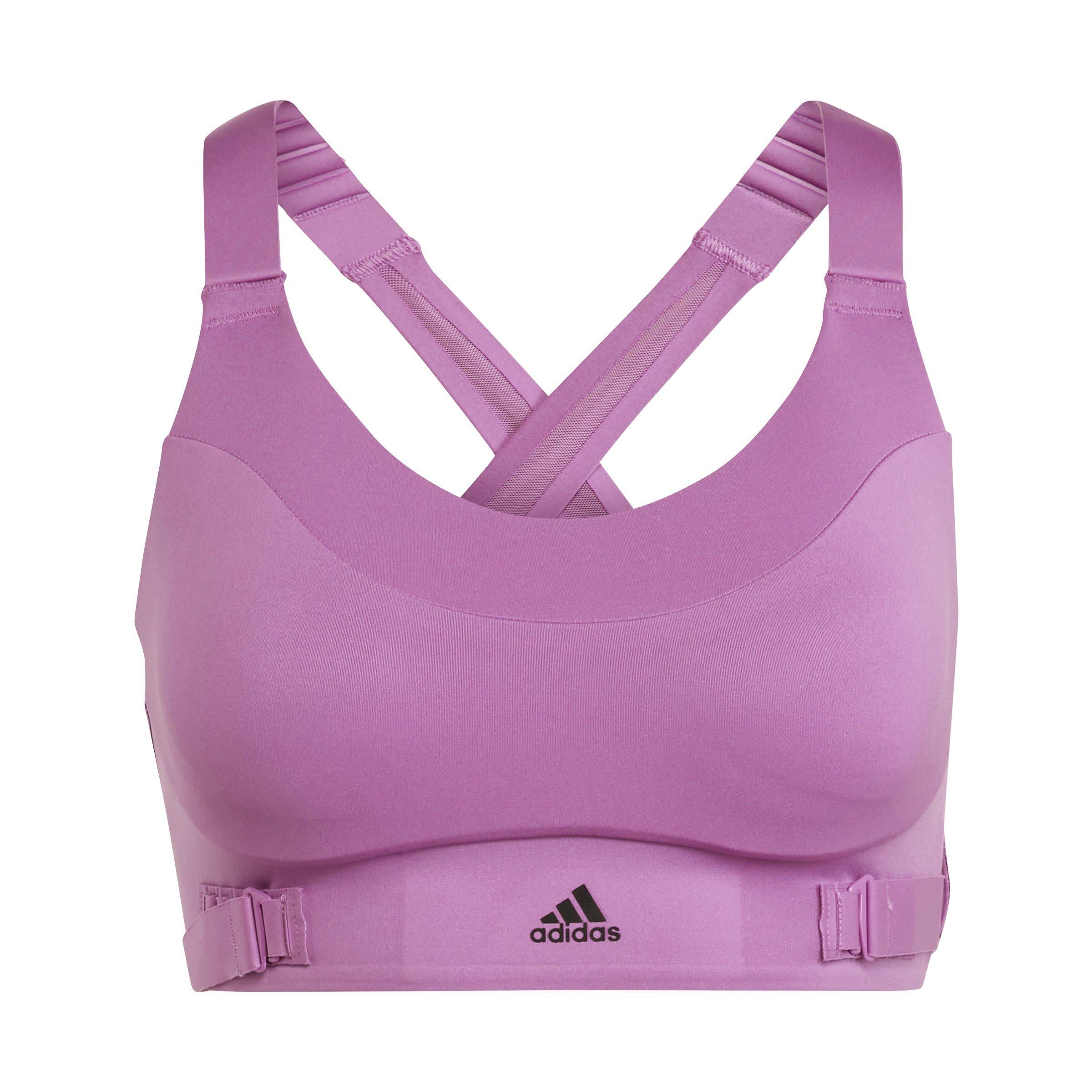 Sepuli/Black - adidas - Fastimpact Luxe Run High Impact Sports Bra Womens - 1