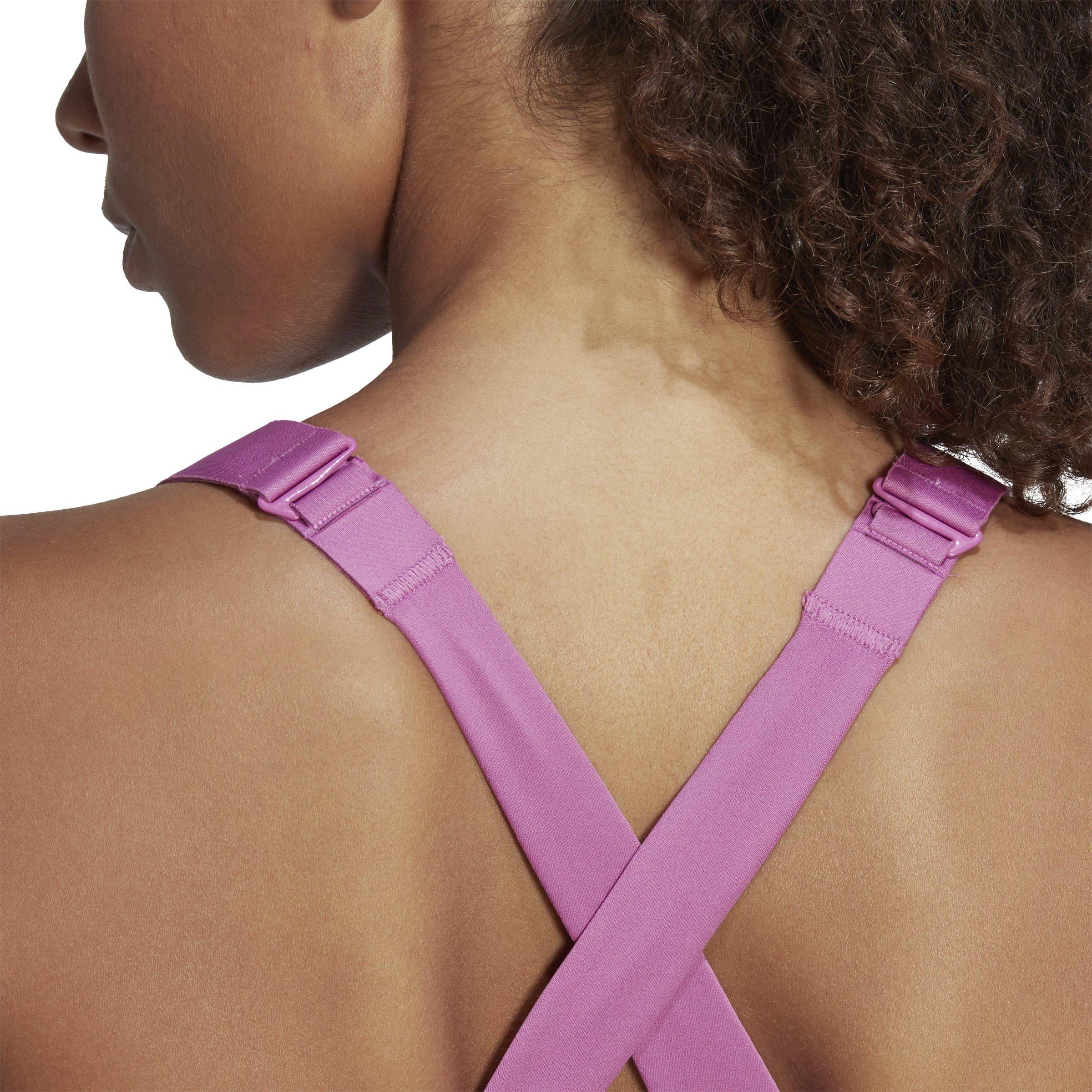 Sepuli/Black - adidas - Fastimpact Luxe Run High Impact Sports Bra Womens - 7