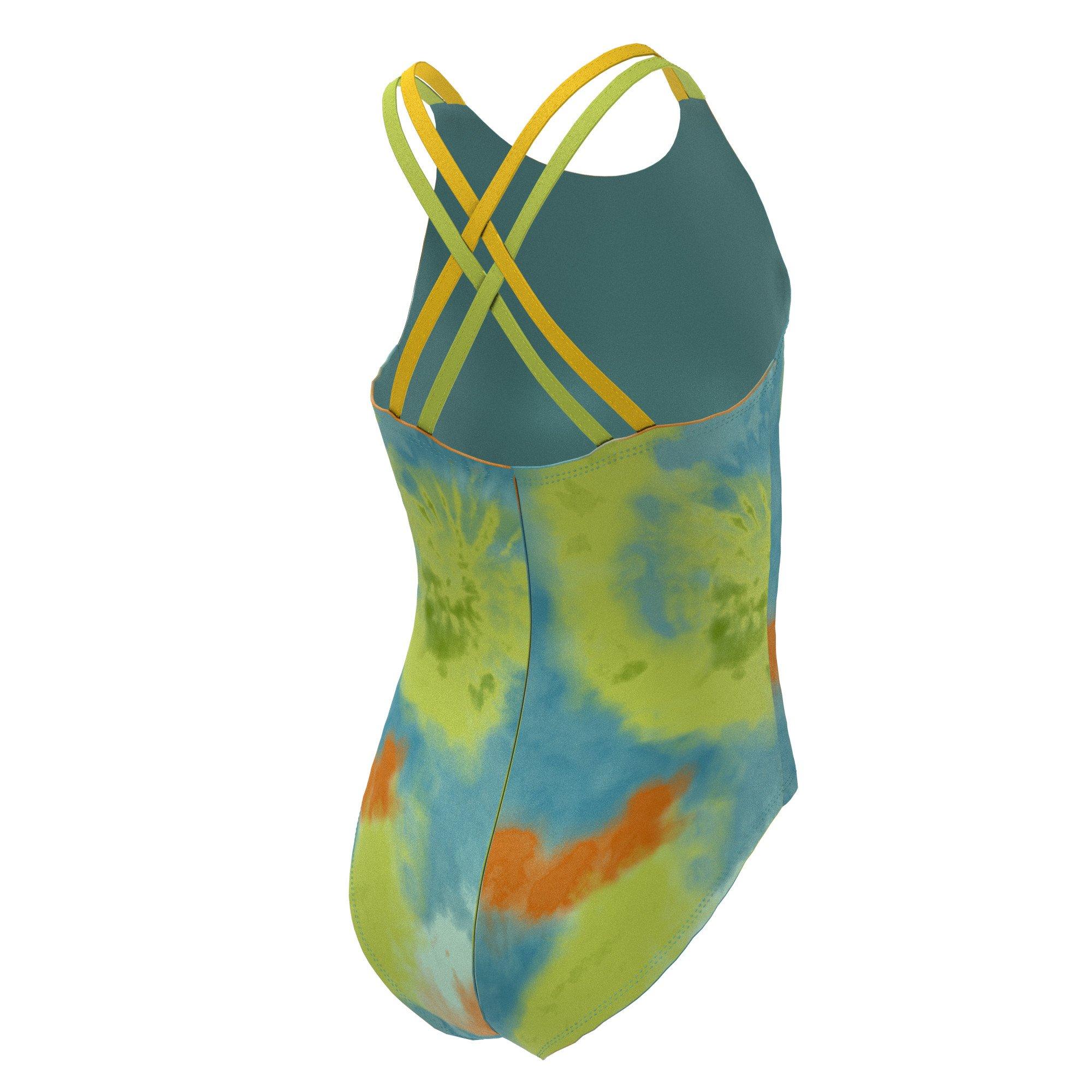 Oprana tirkizna - Nike - Tie Dye Spiderback One Piece Swimsuit Girls - 2