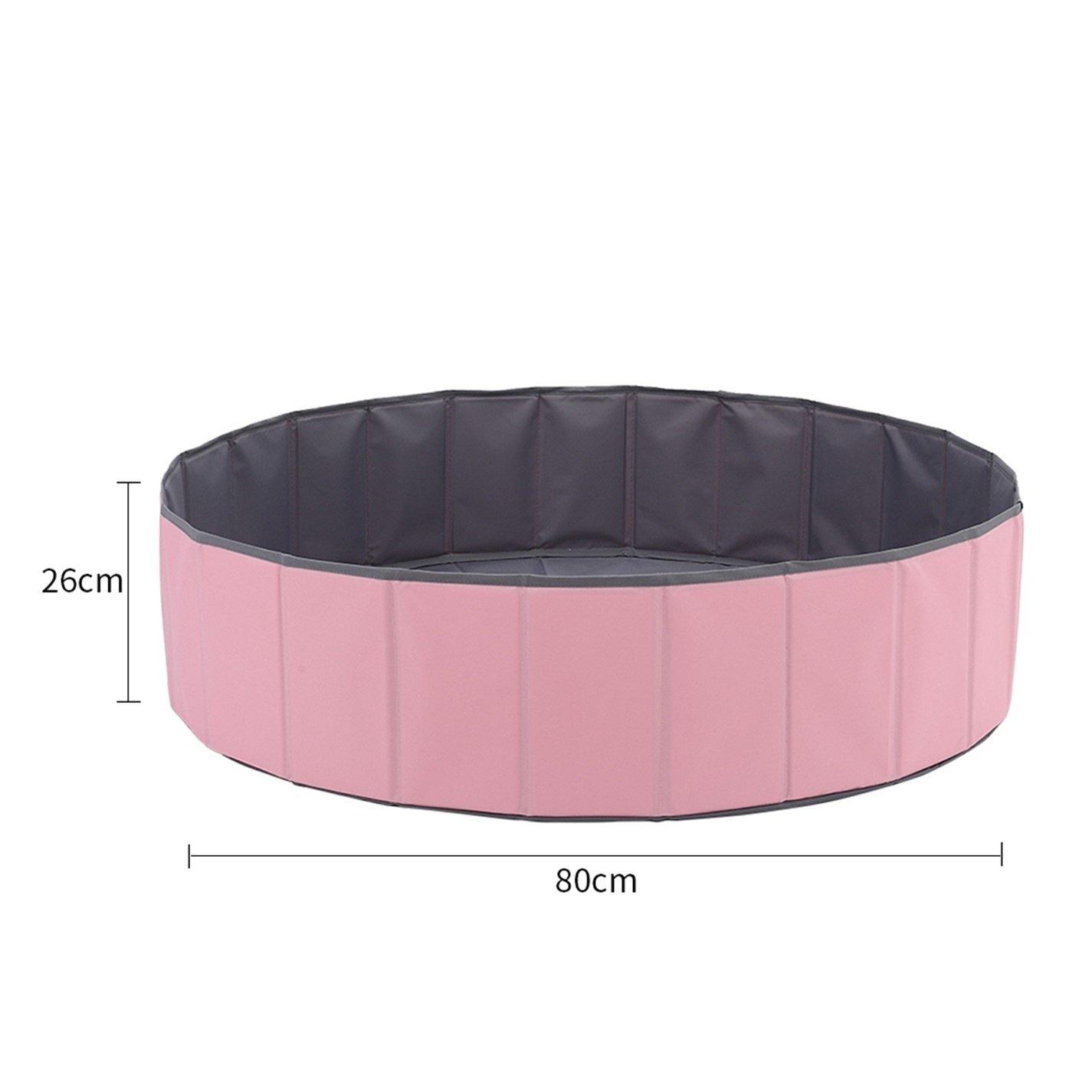 Pink - KIDKID - Foldable Kids Ball Pool - 80cm Diameter - 9