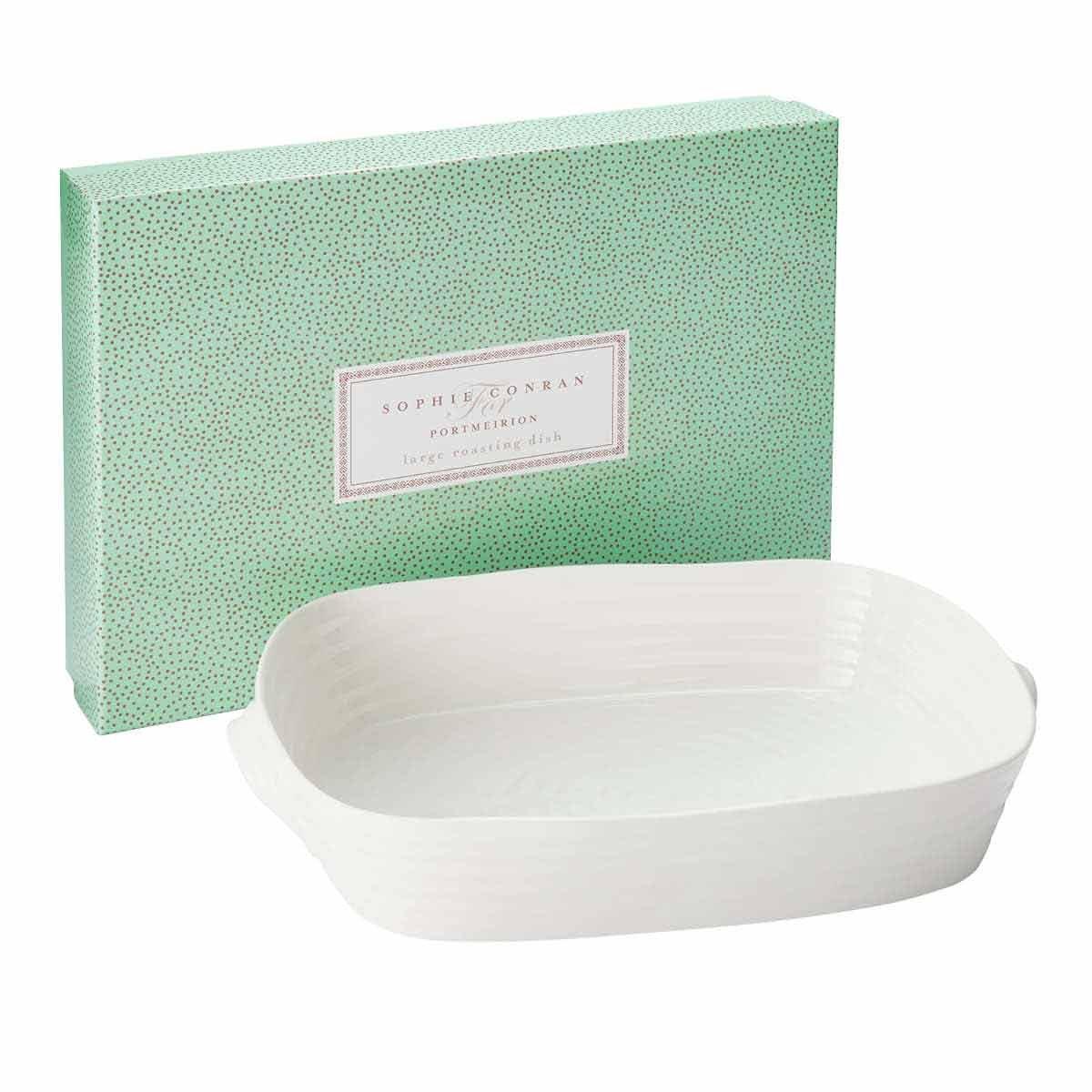 Portmeirion  Sophie Conran Handled Roasting Dish White