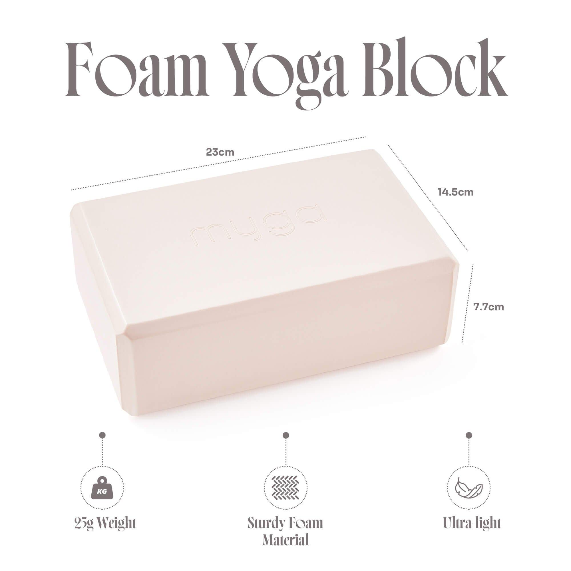 Blush - Myga - Pair of Yoga Blocks & Strap - 4
