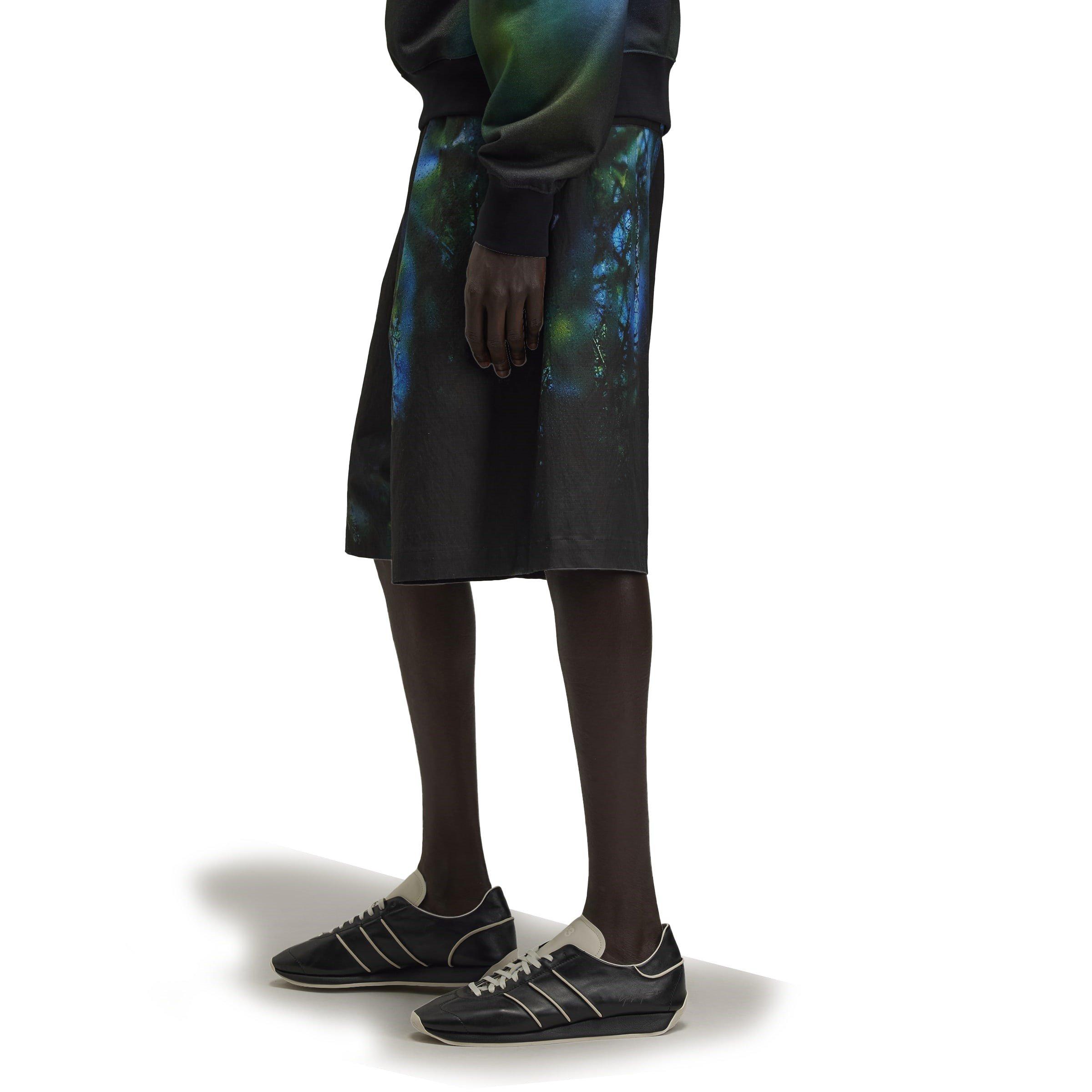 Multicolor - Y3 - Men's All Over Print Rip Stop Tracksuit Shorts - 4