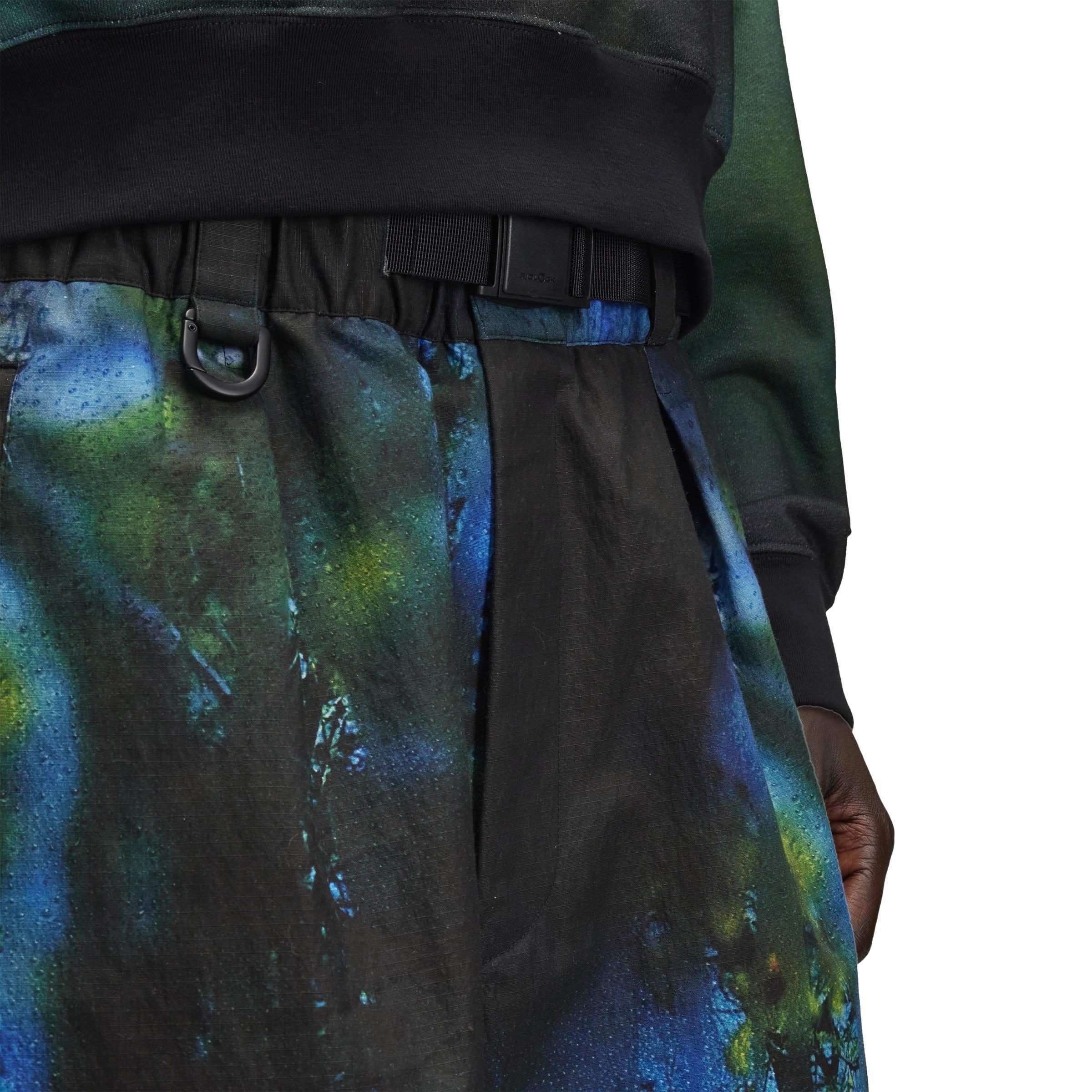 Multicolor - Y3 - Men's All Over Print Rip Stop Tracksuit Shorts - 7