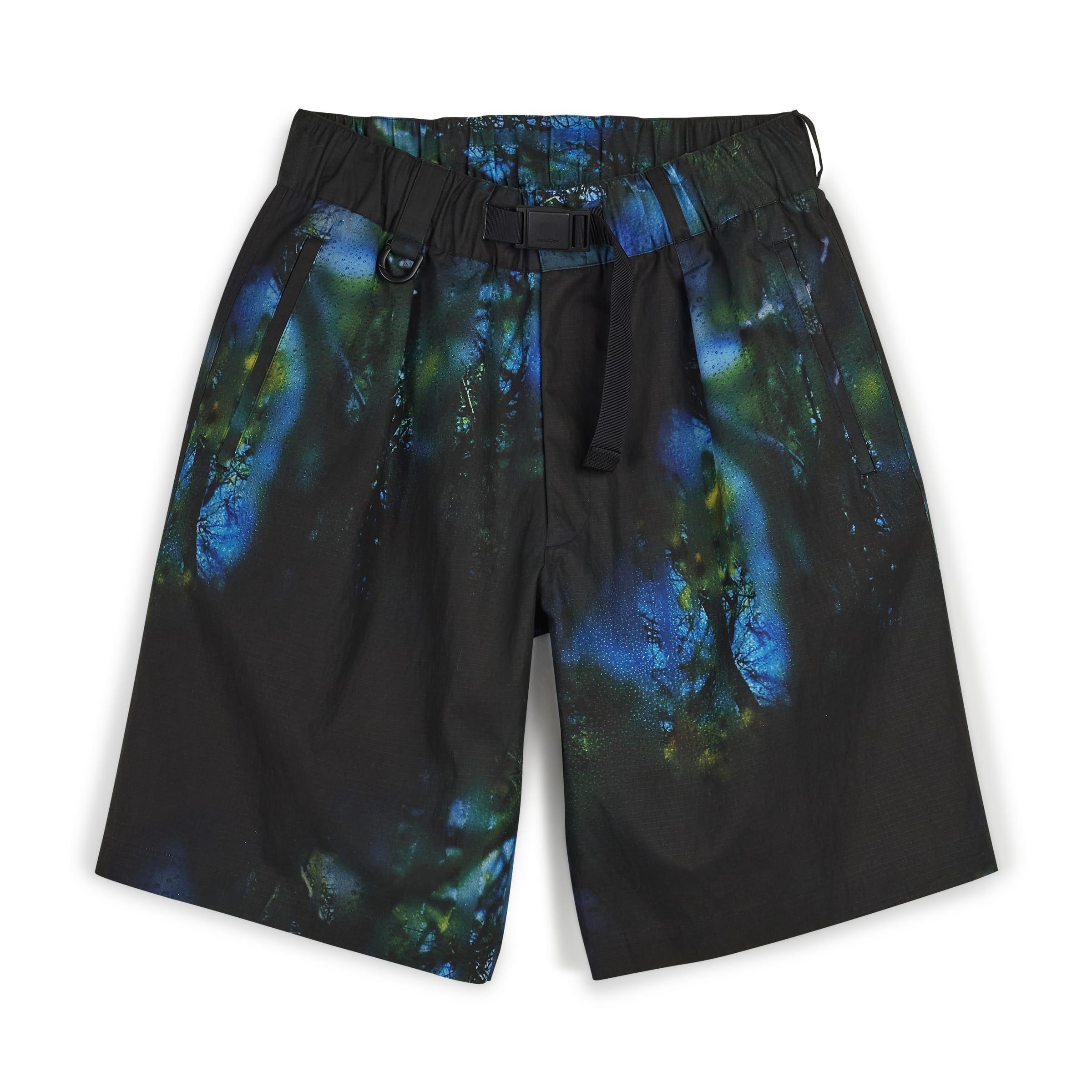 Multicolor - Y3 - Men's All Over Print Rip Stop Tracksuit Shorts - 8