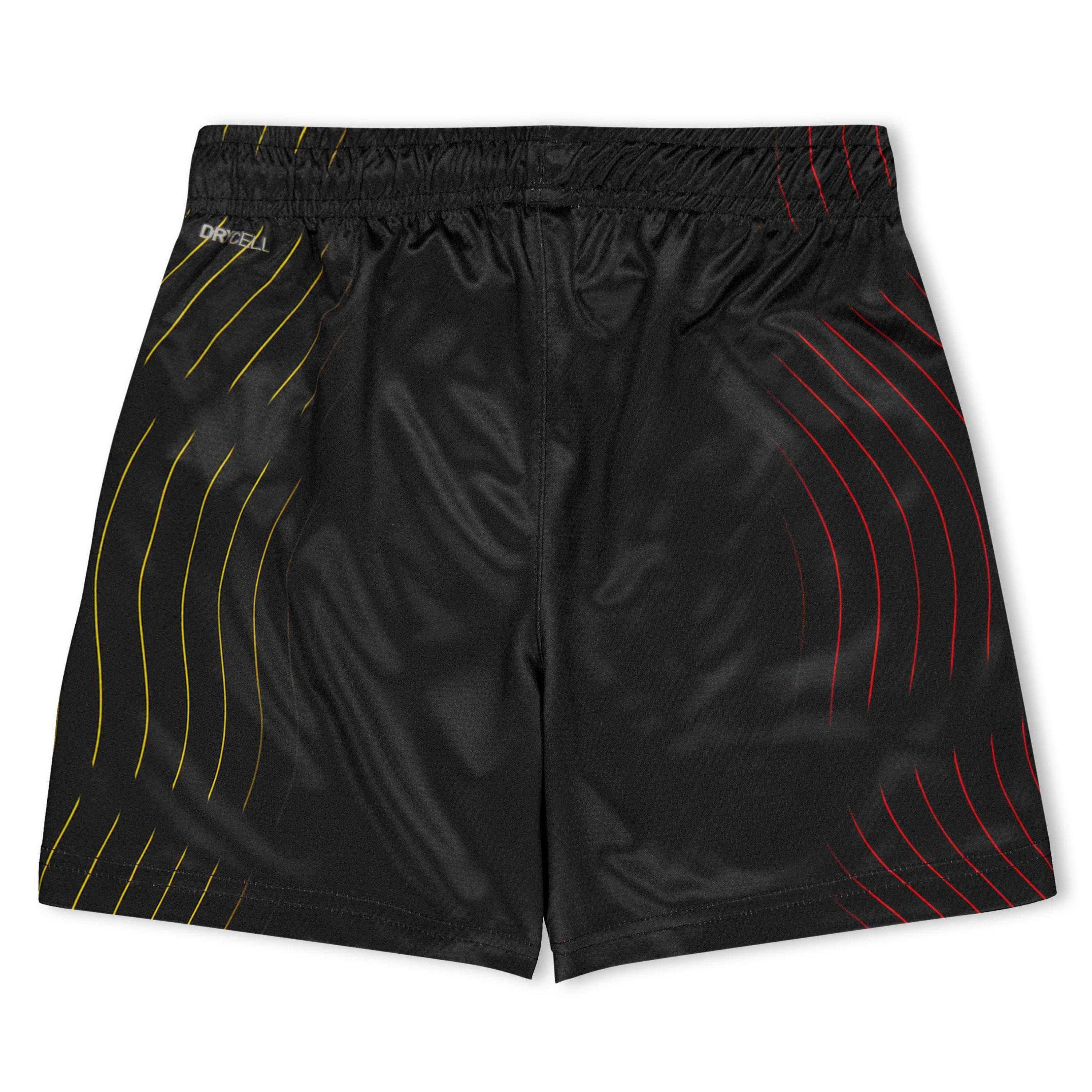 Schwarz-Rot - Puma - Unisex Kids' Shorts With Sponsor Woven Tracksuit - 2