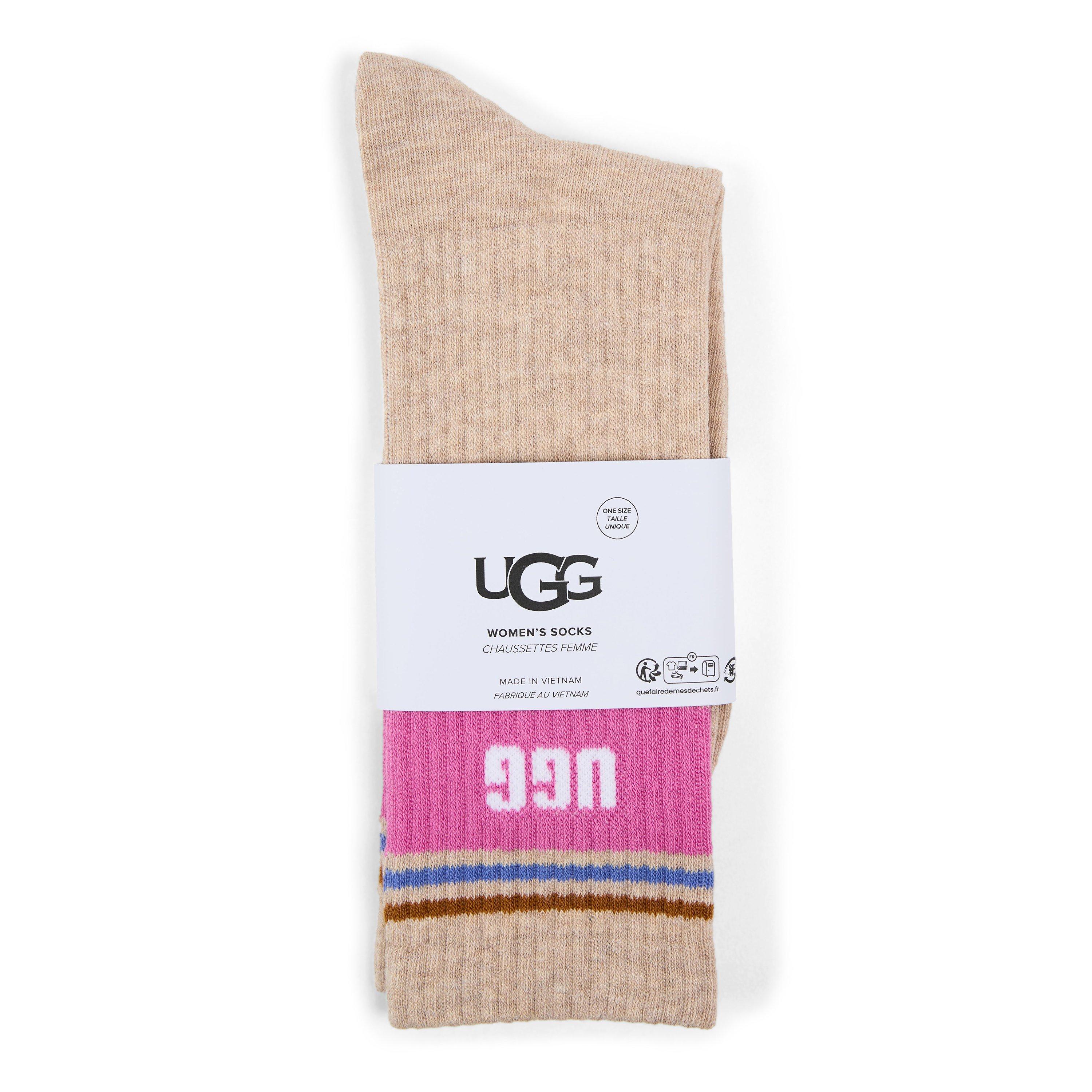 Ugg Women's Crew Socks - Sand Heather