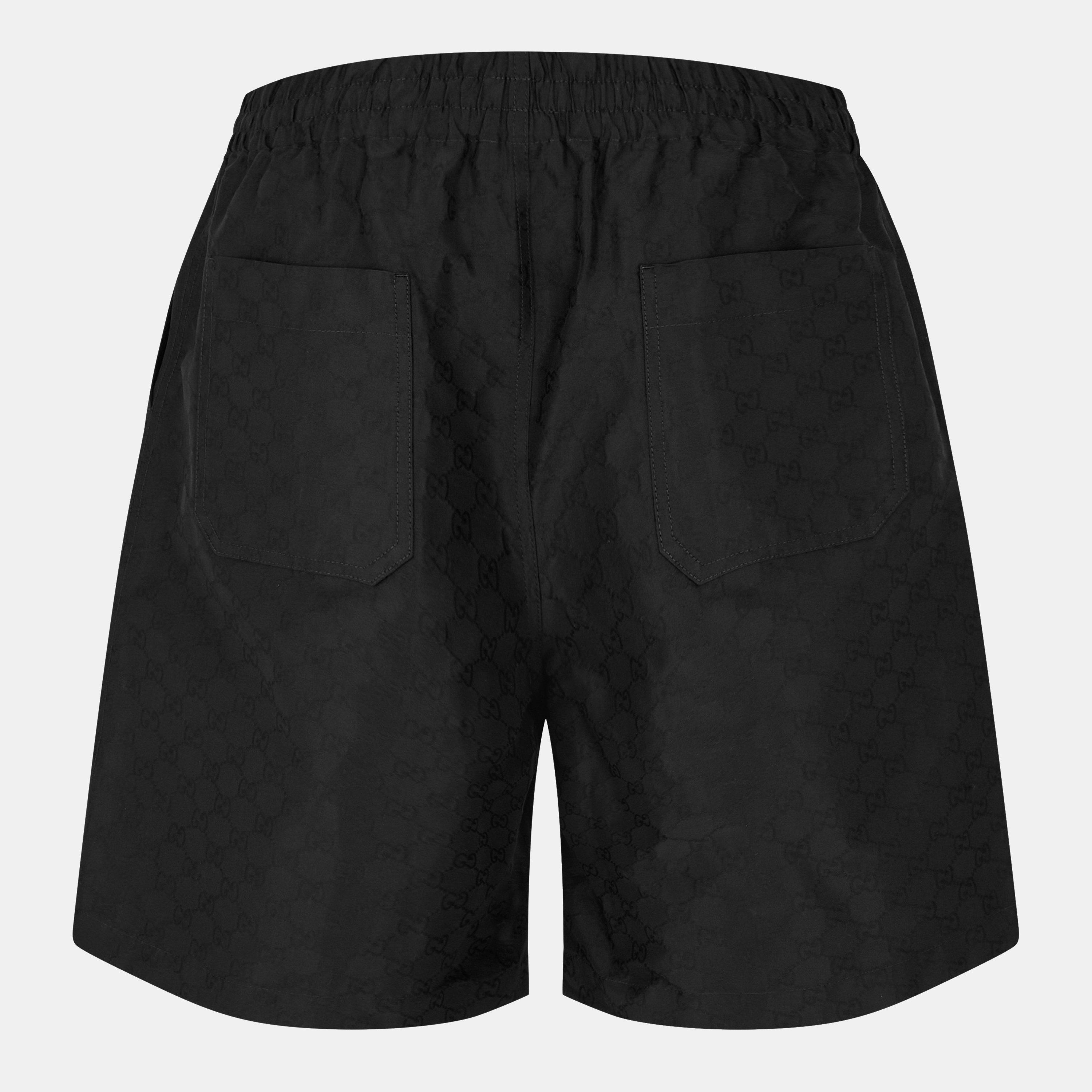 Black - Gucci - Silk GG Shorts - 2