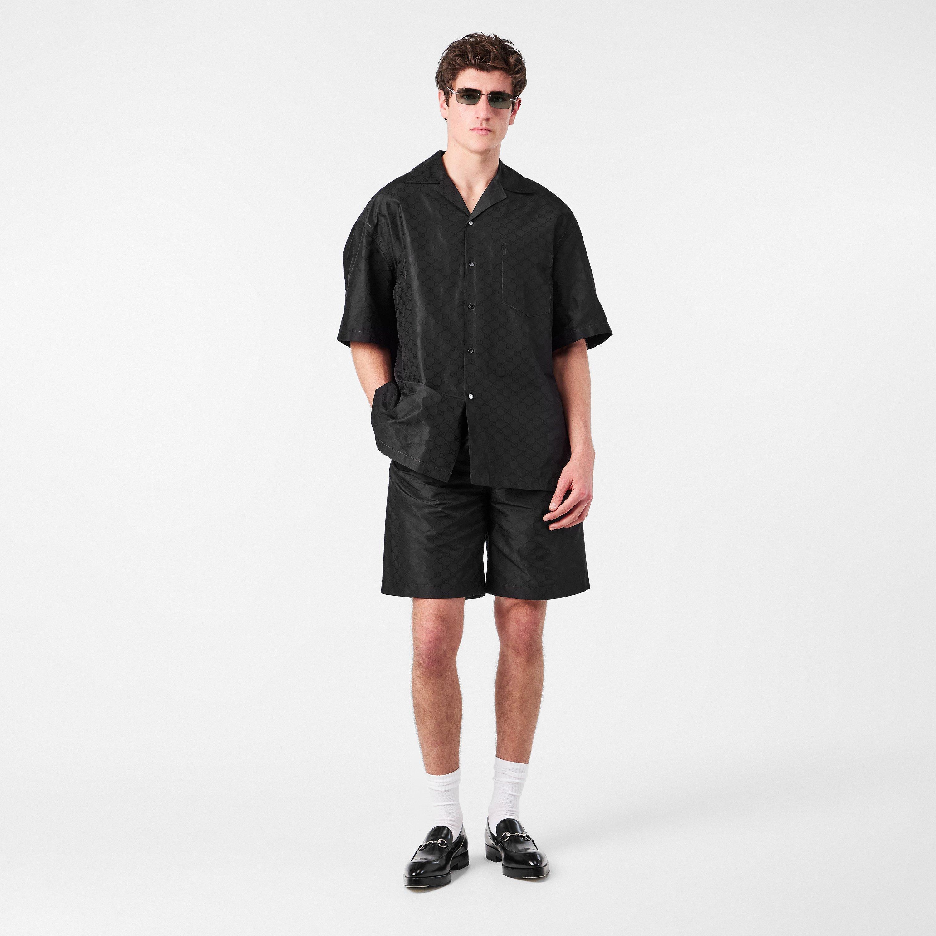 Black - Gucci - Silk GG Shorts - 6