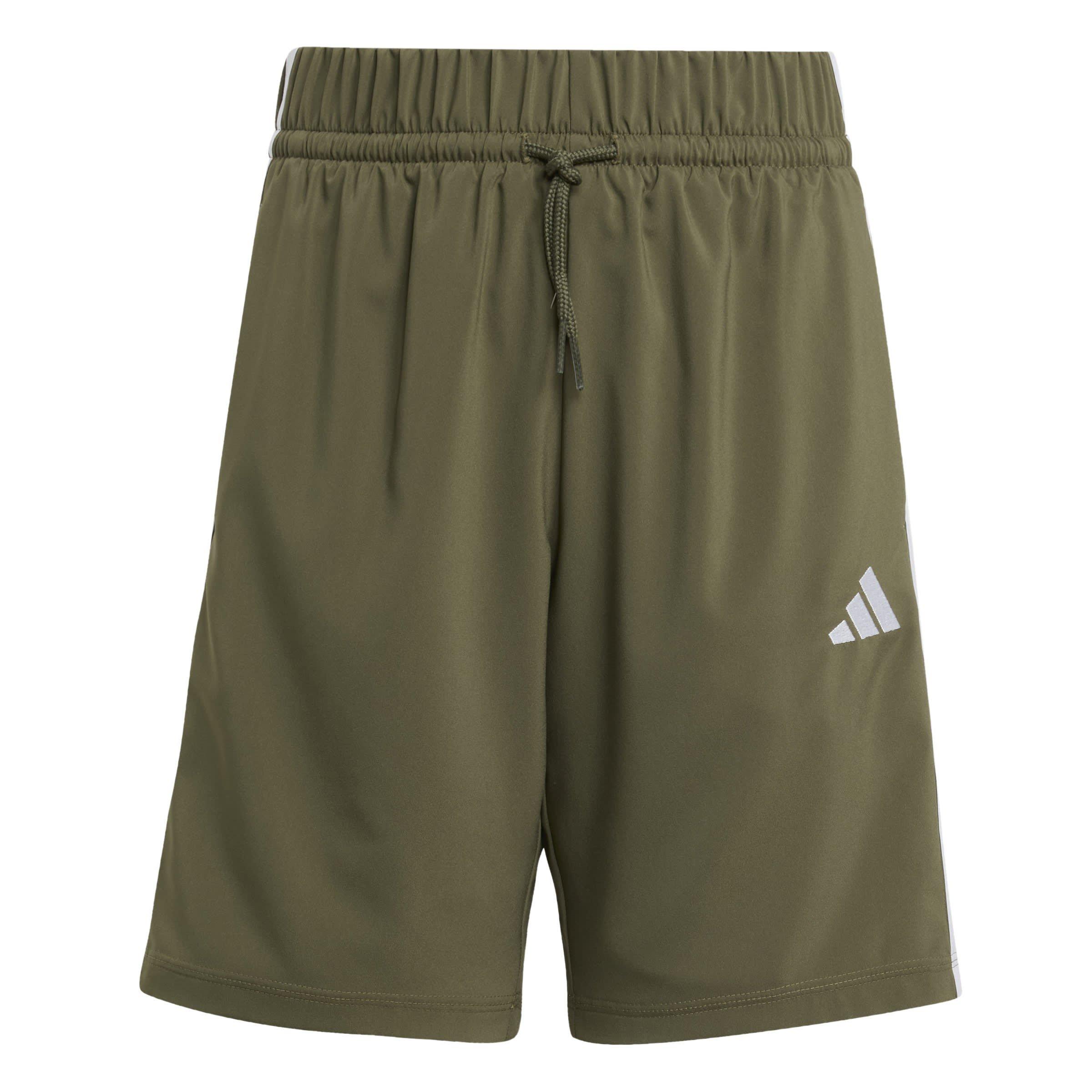 Adidas Boys Essentials Chelsea Shorts Junior - Khaki/White - 7-8 Years