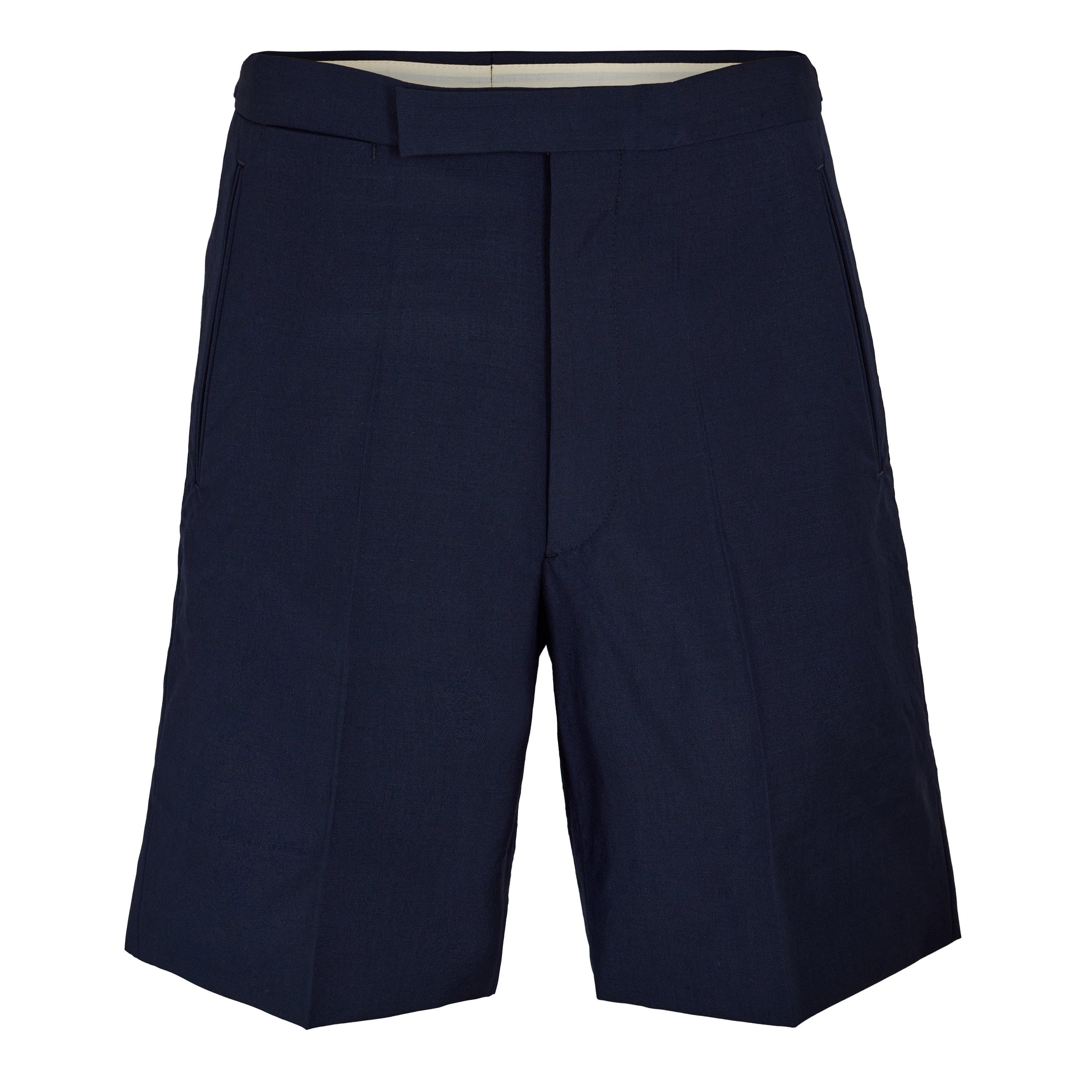 Prada Men's Mohair Woven Tracksuit Shorts - Blue - XL