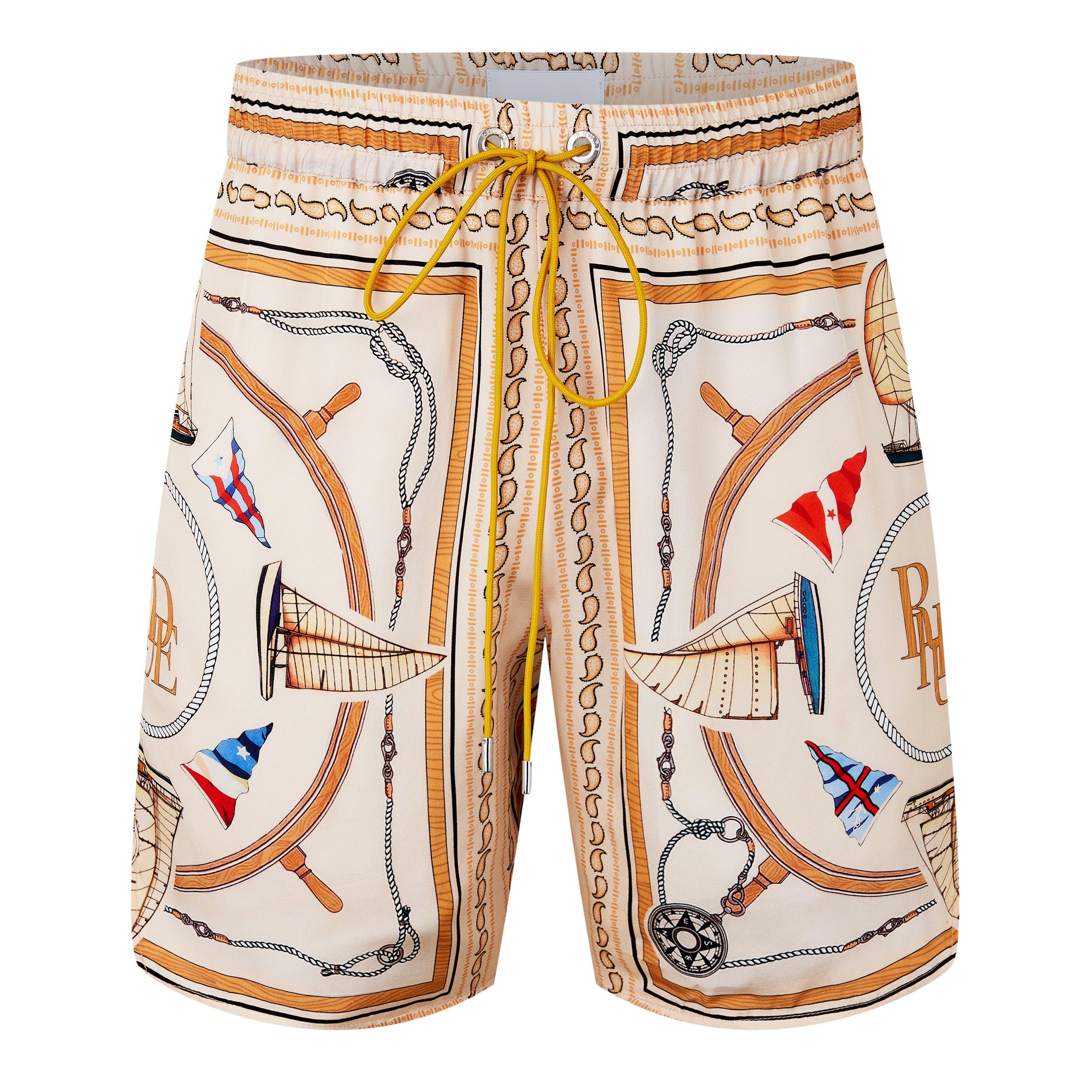 Multi 0108 - Rhude - Nautical Silk Shorts - 7