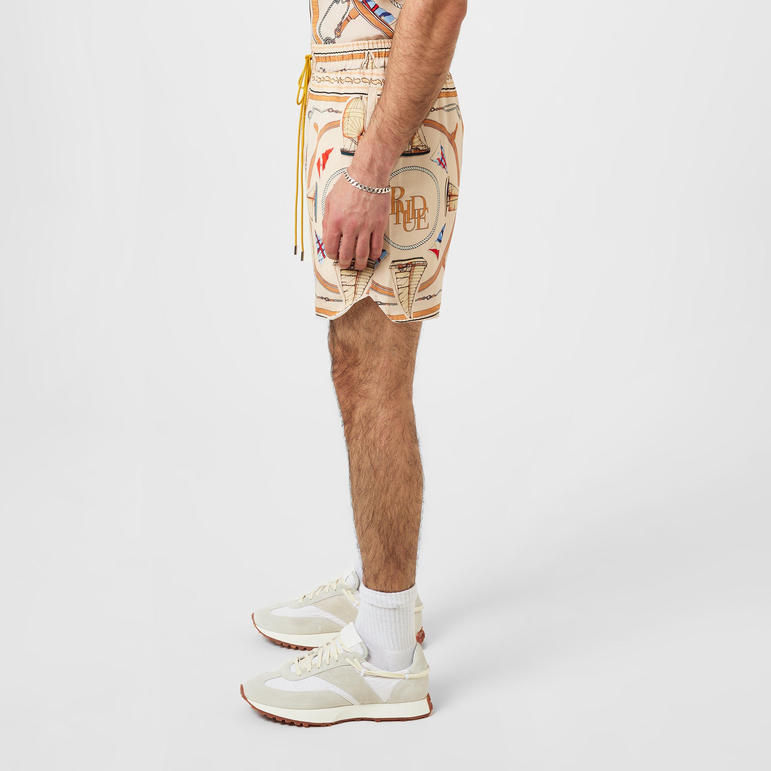 Multi 0108 - Rhude - Nautical Silk Shorts - 5