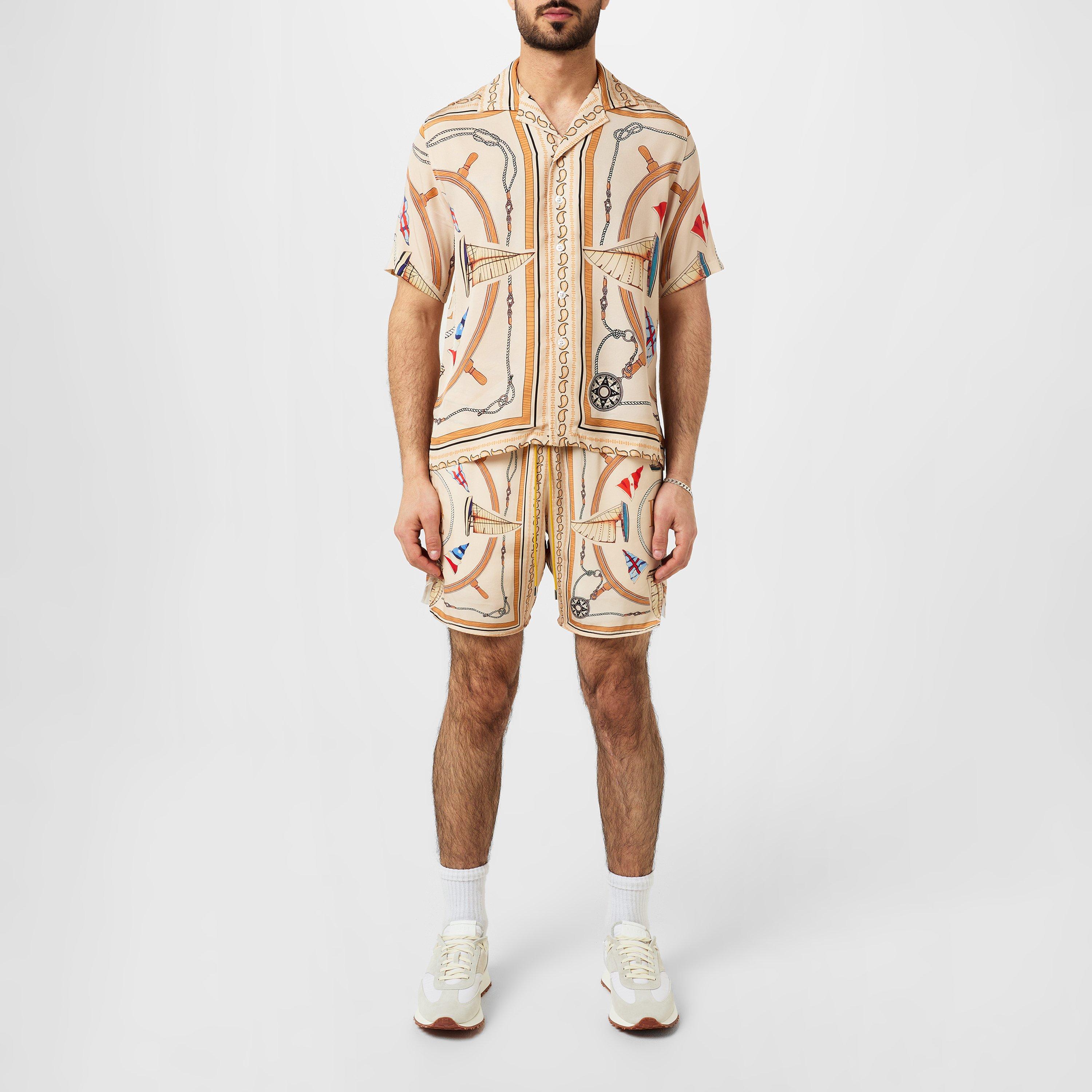 Multi 0108 - Rhude - Nautical Silk Shorts - 6