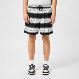 Amiri Wave Baja Stripe Shorts