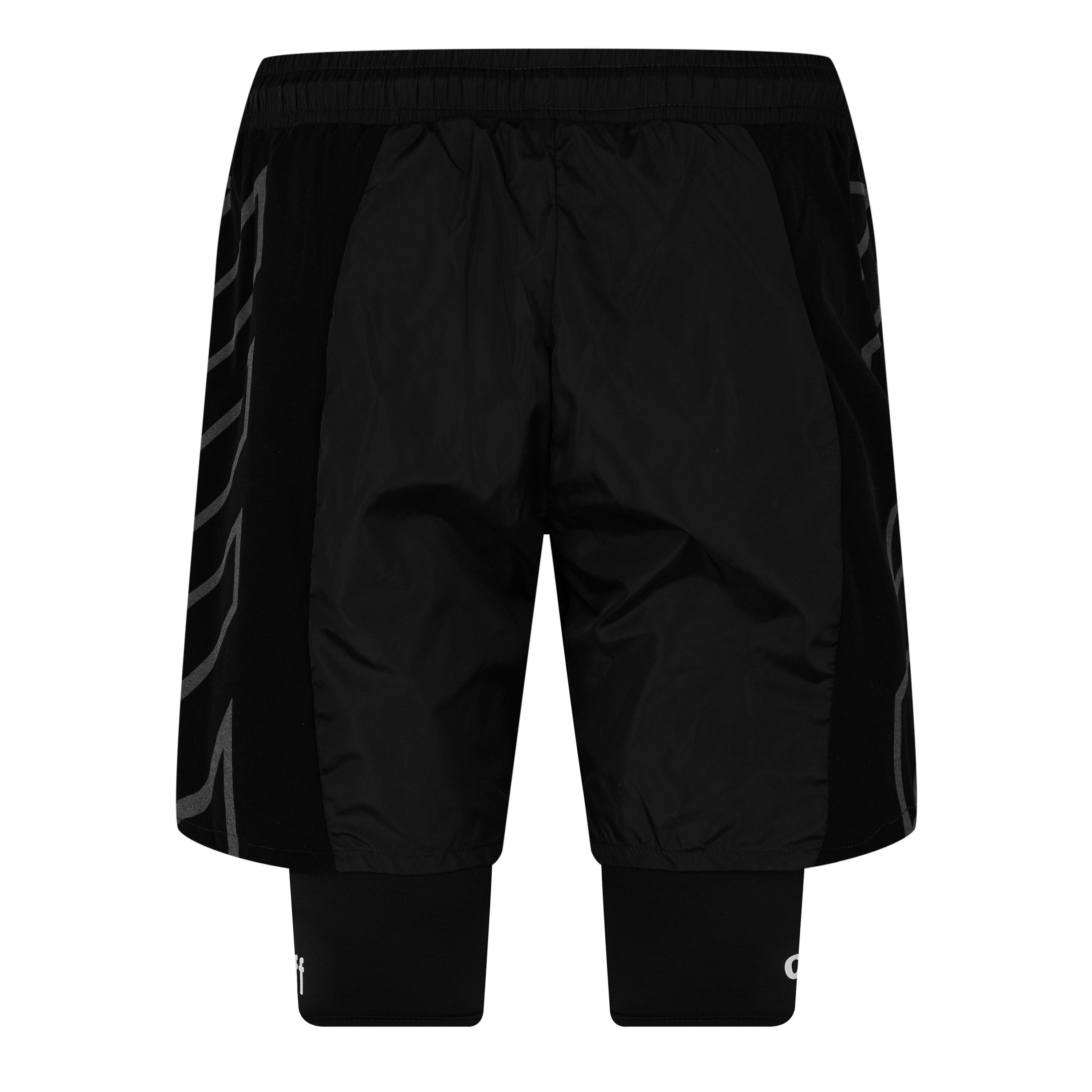 Black Dark Grn - Off White - Men's Arrow Iconic Motifs Shorts - 2