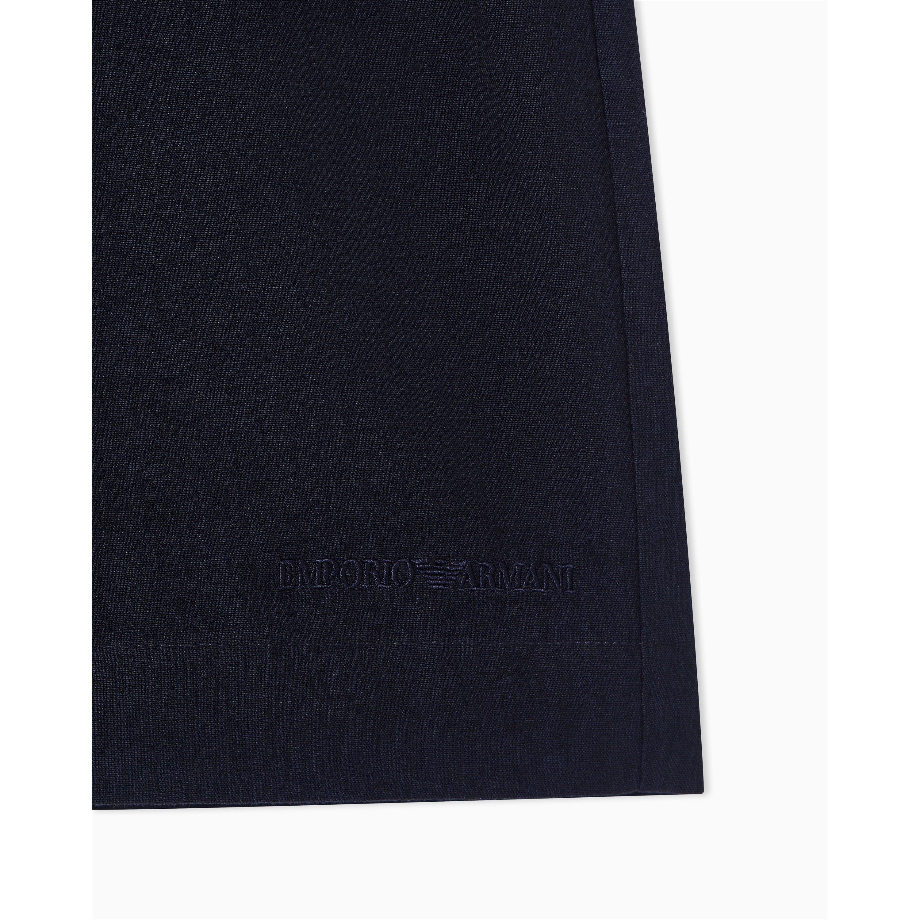 Armani Blue - Emporio Armani - Men's Bermuda Beachwear Woven Tracksuit Shorts - 2