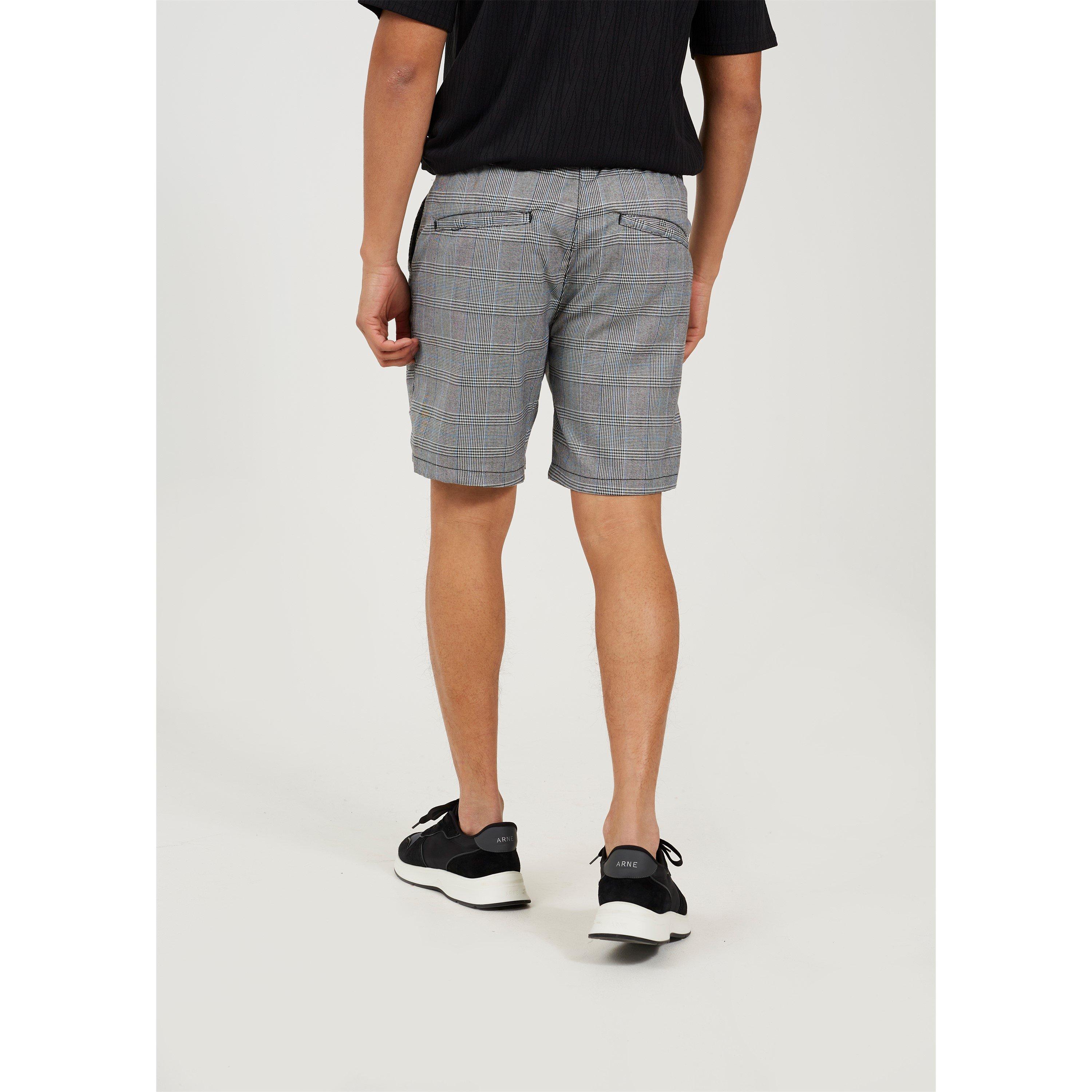 Preto/Branco - Brave Soul - Short with Drawcords - 3