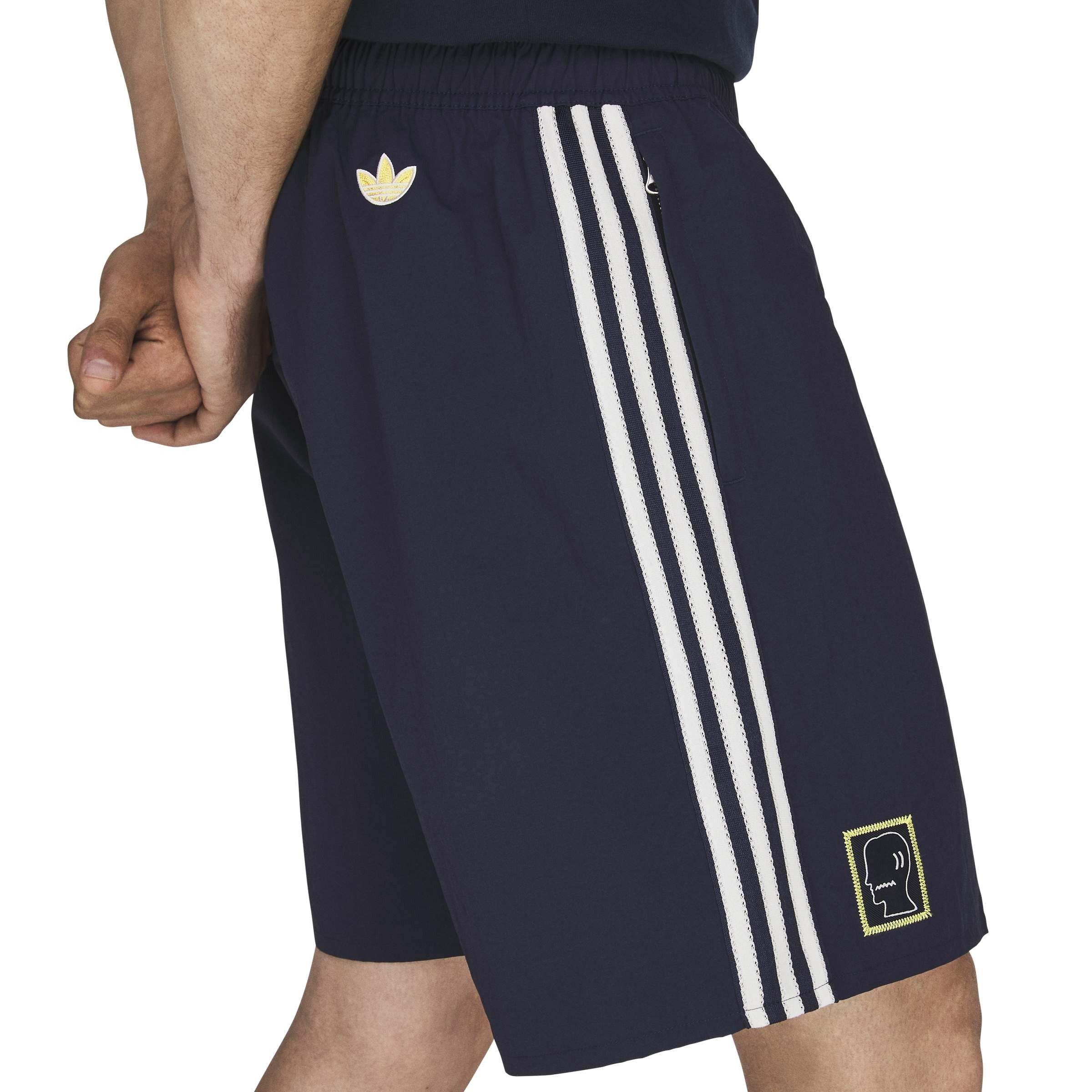 Collegiate Navy - Brain Dead x adidas - Men's Woven Tracksuit Shorts - 5