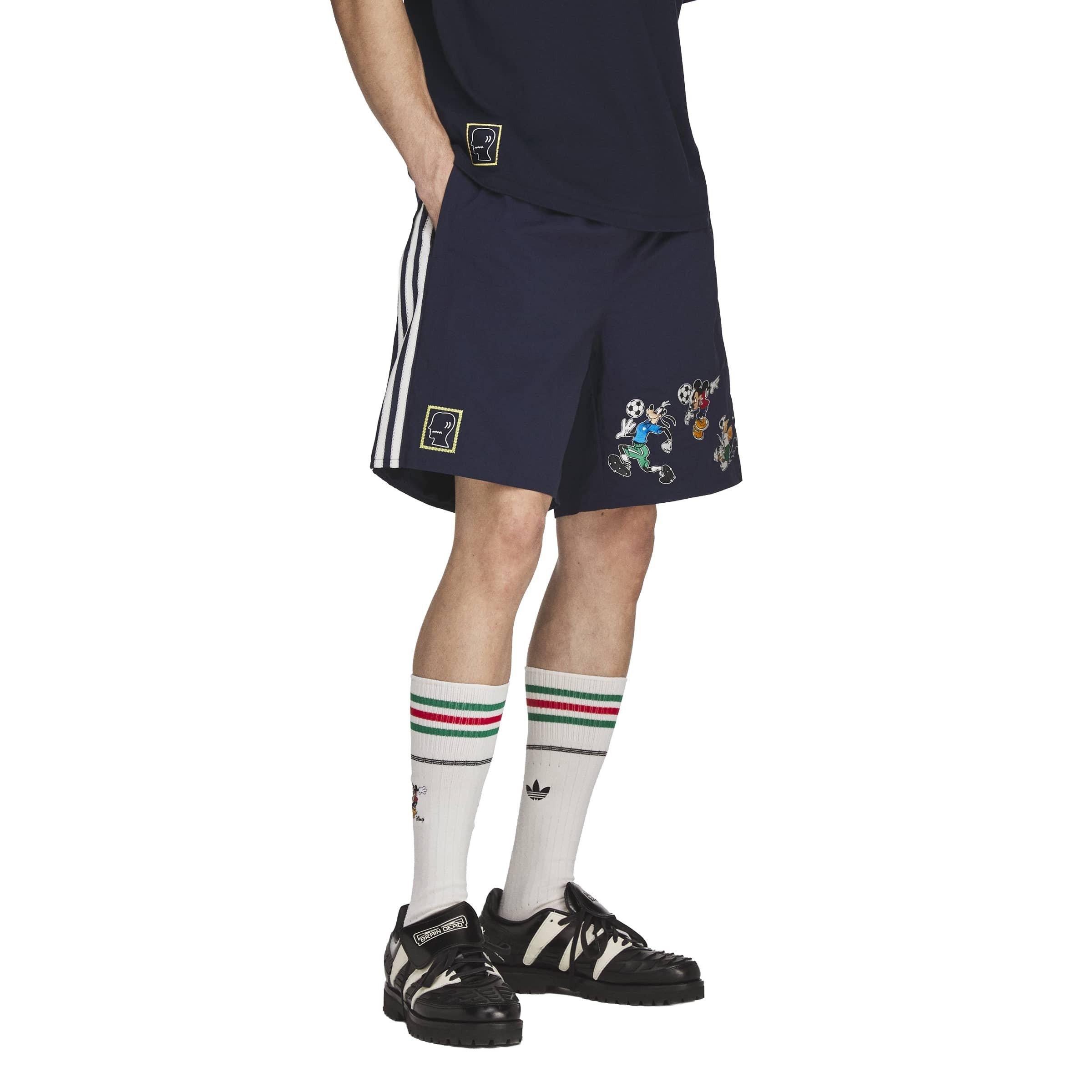Collegiate Navy - Brain Dead x adidas - Men's Woven Tracksuit Shorts - 6