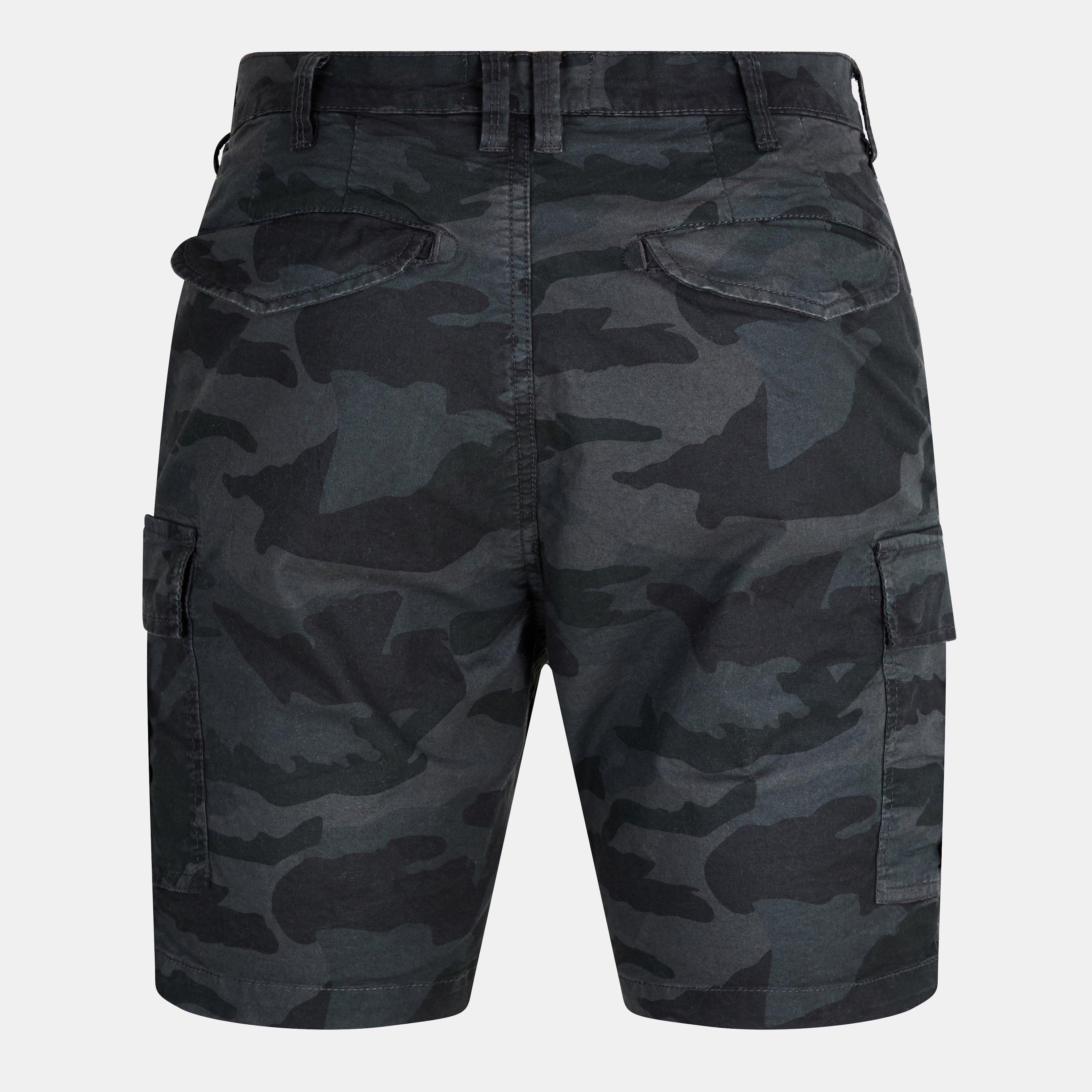 Navy Camo - Brave Soul - Print Cargo Short - 2