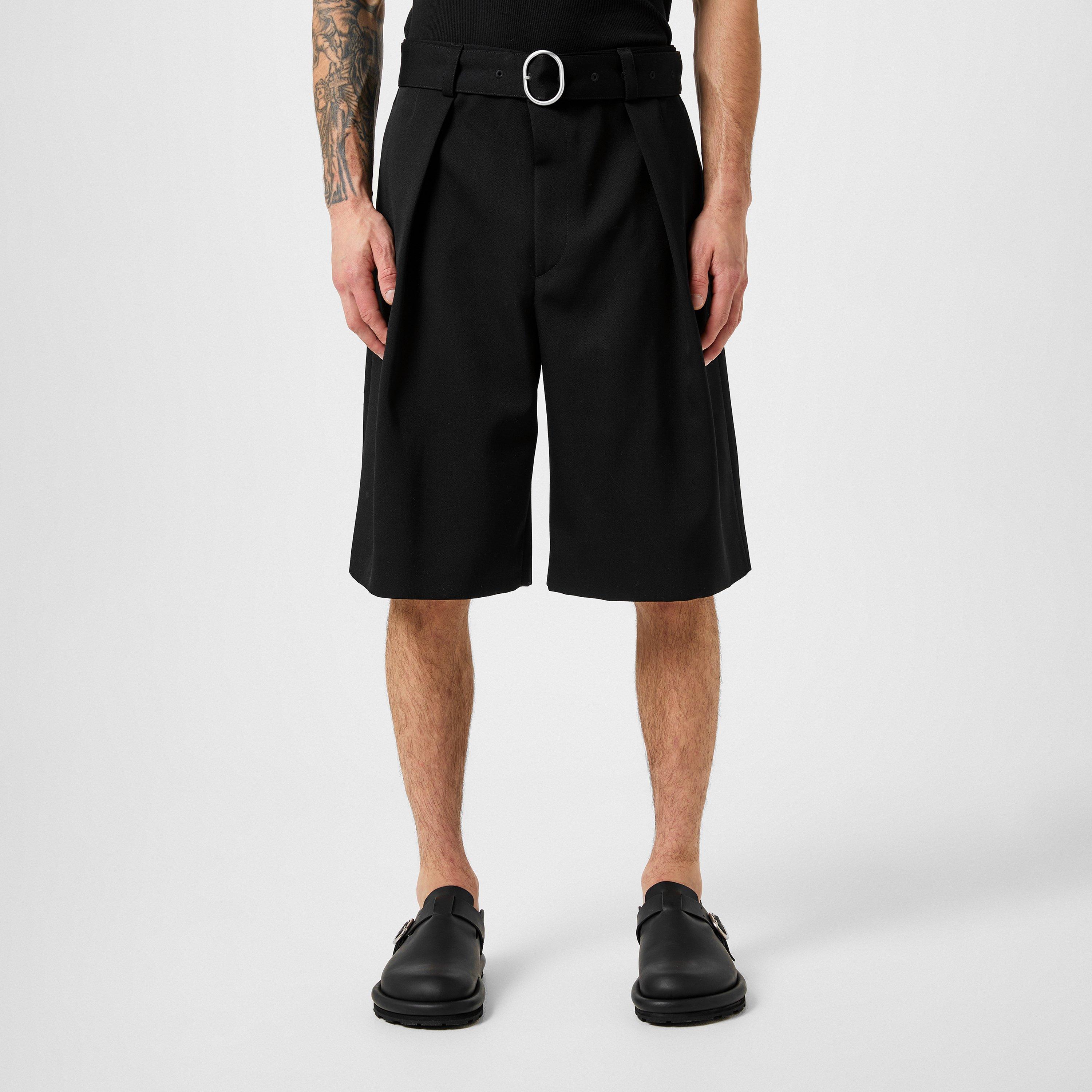 Black - Jil Sander - Tailored Wool Shorts - 3