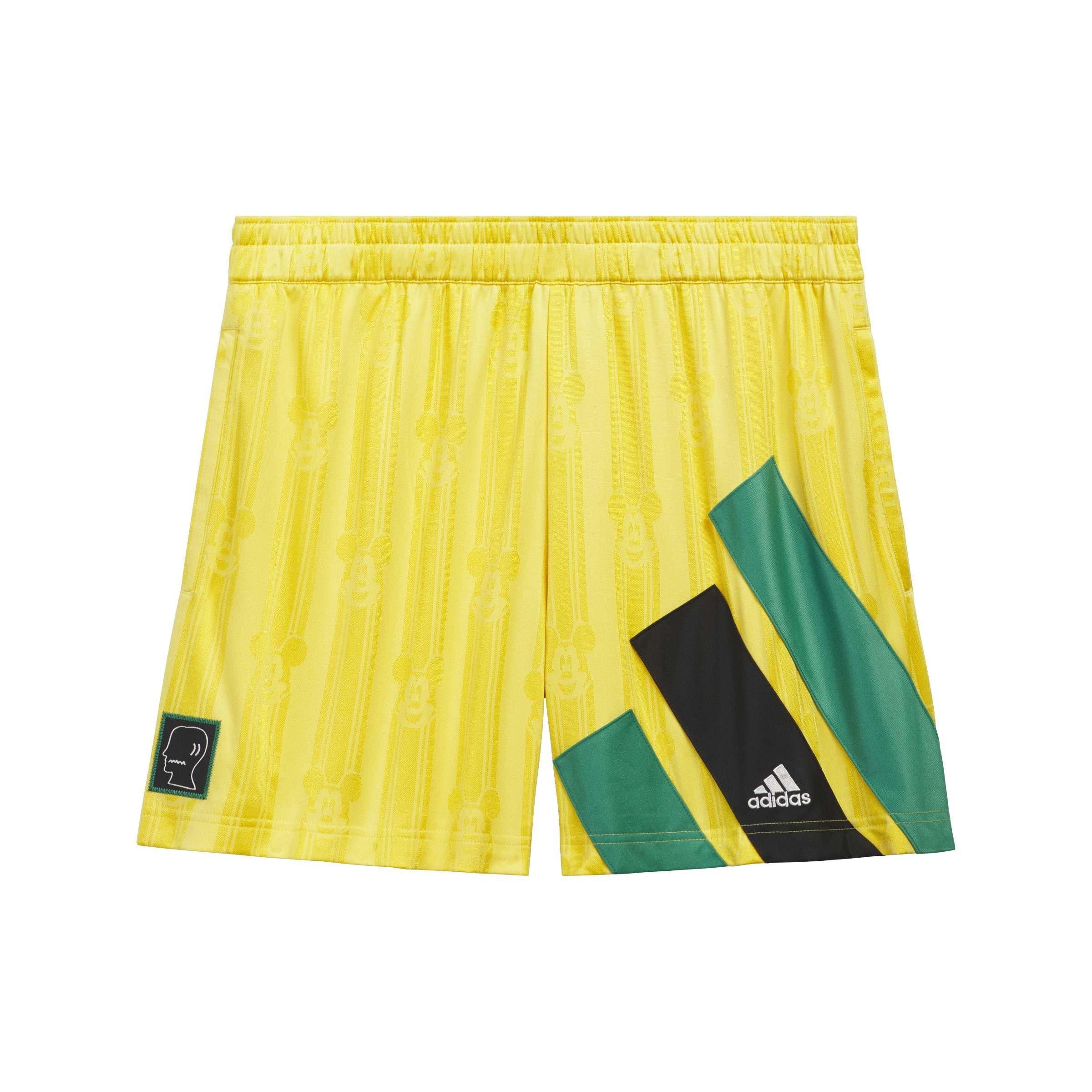 Brain Dead x adidas Men's Woven Tracksuit Shorts - Bold Gold - M