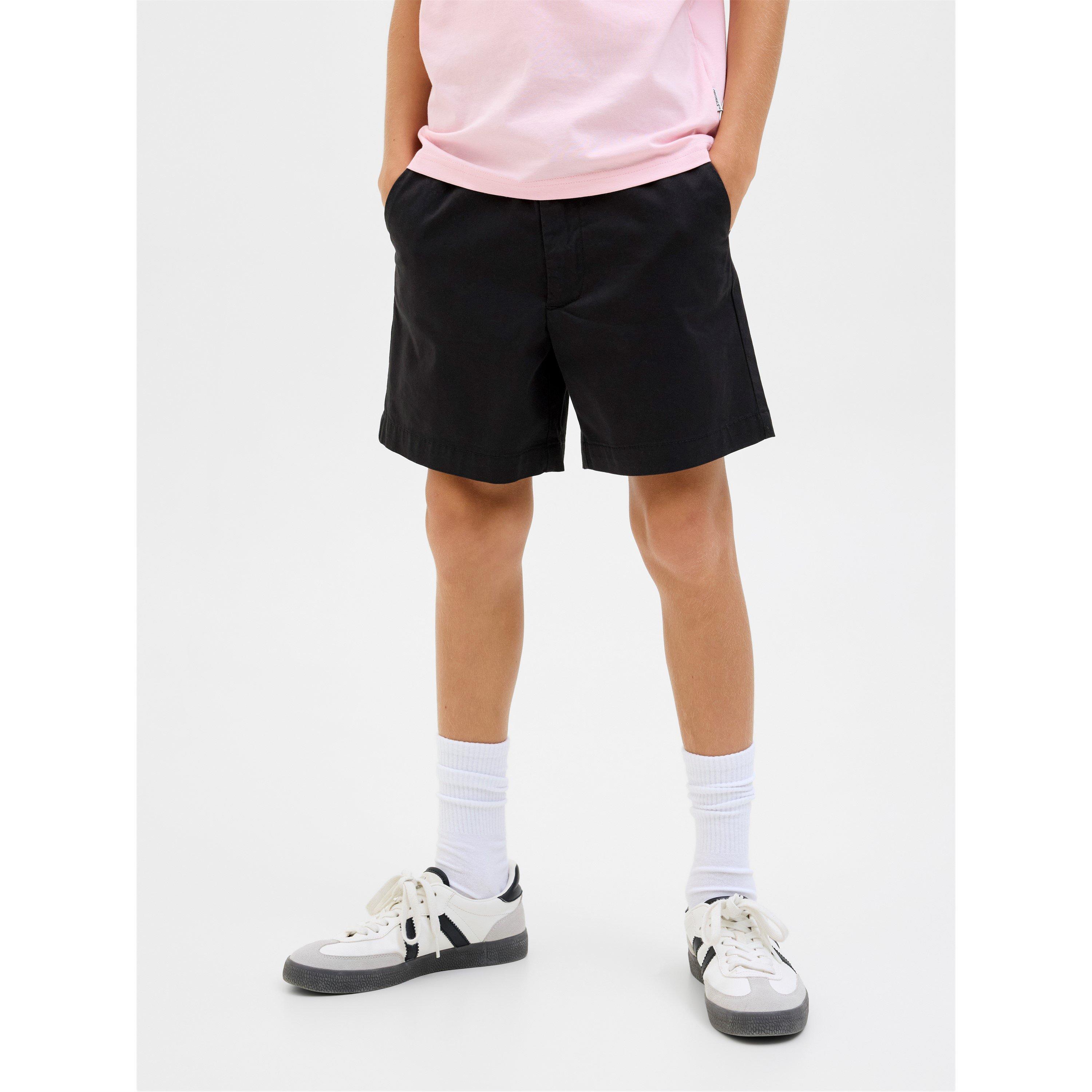 Black - Jack and Jones - Kids' Stretch Woven Tracksuit Shorts - 1