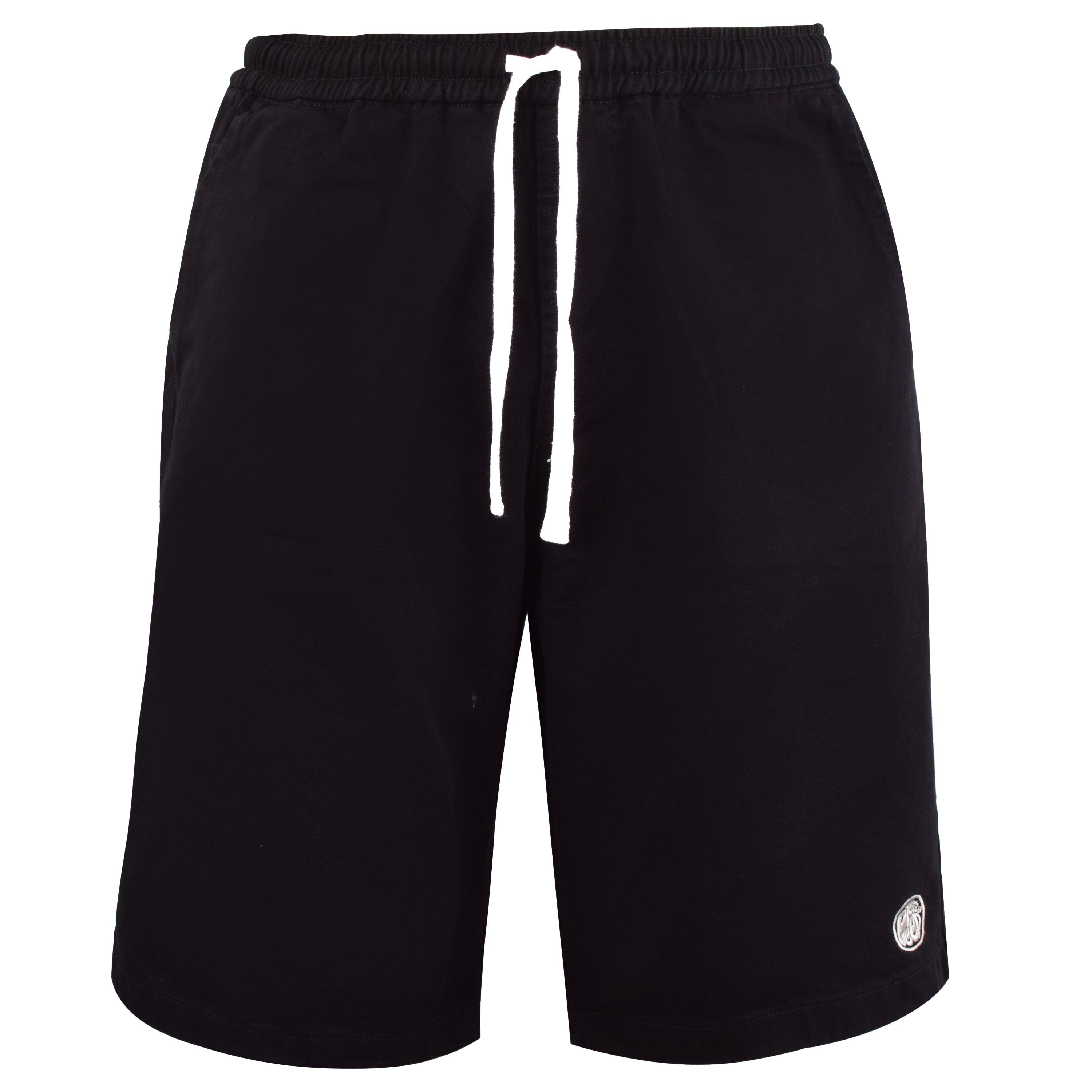 Preto - Pretty Green - Men's Casual Woven Tracksuit Shorts - 1