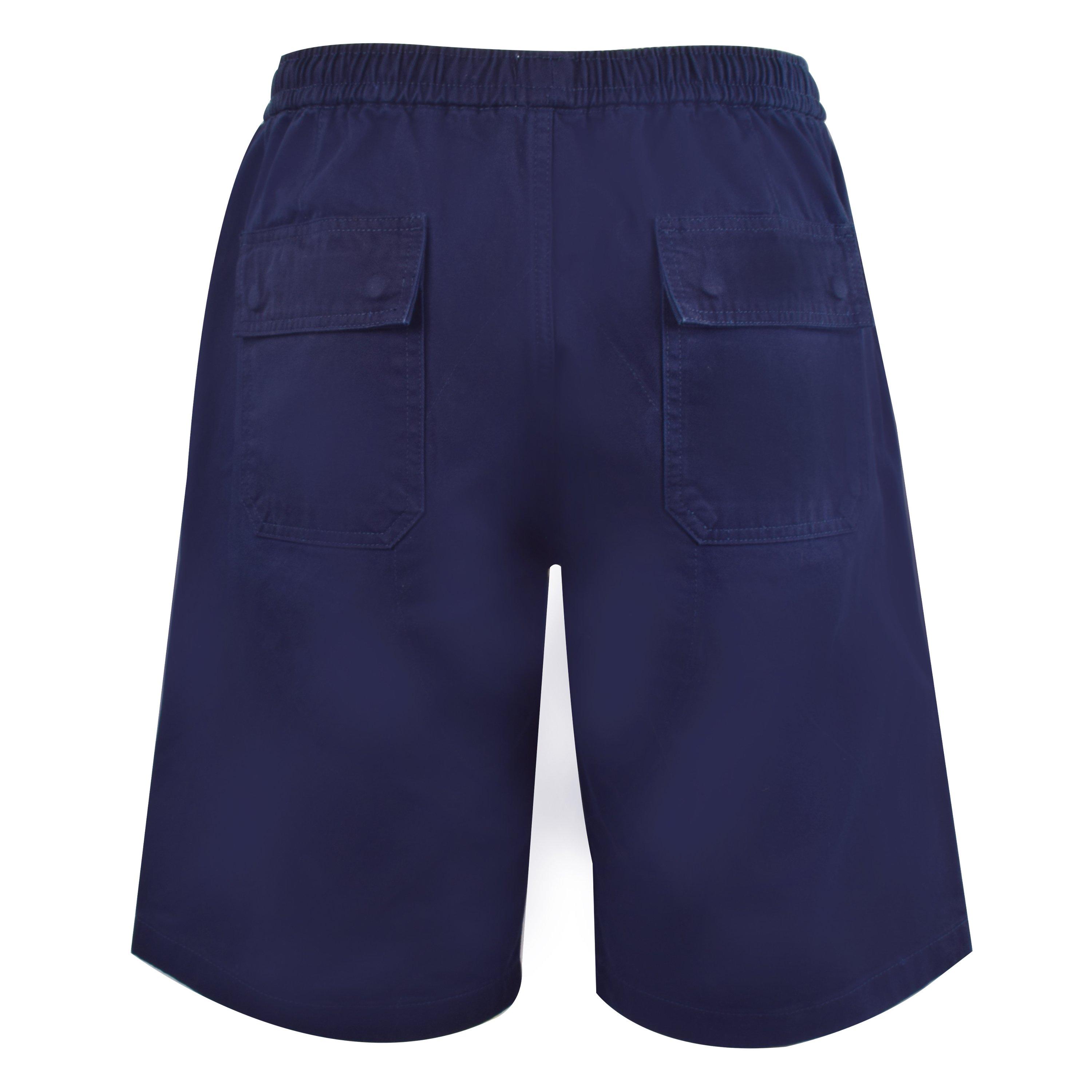 Navy - Pretty Green - Cotton Woven Tracksuit Shorts - 2