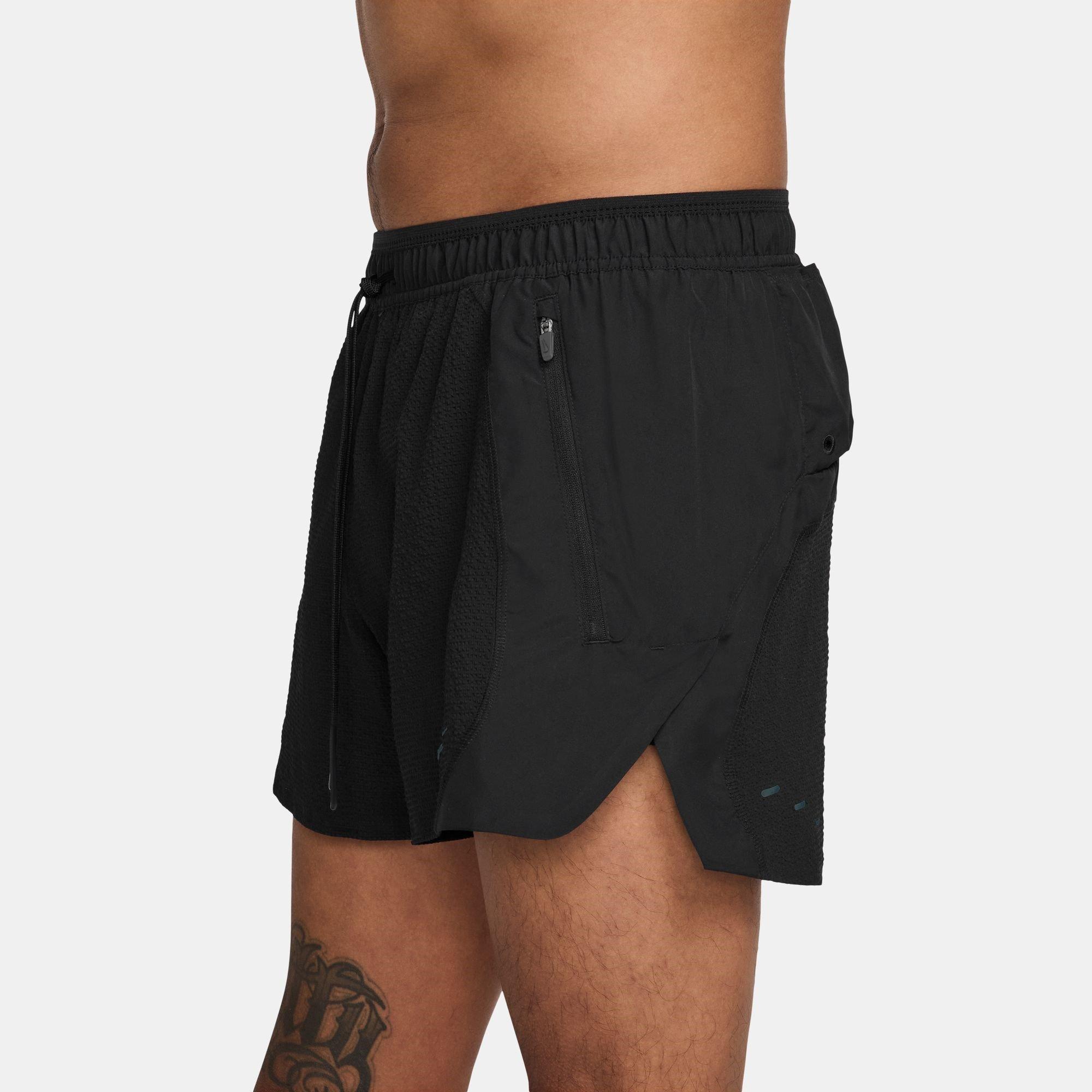 Black - Nike - Men's Woven Tracksuit Shorts - 3