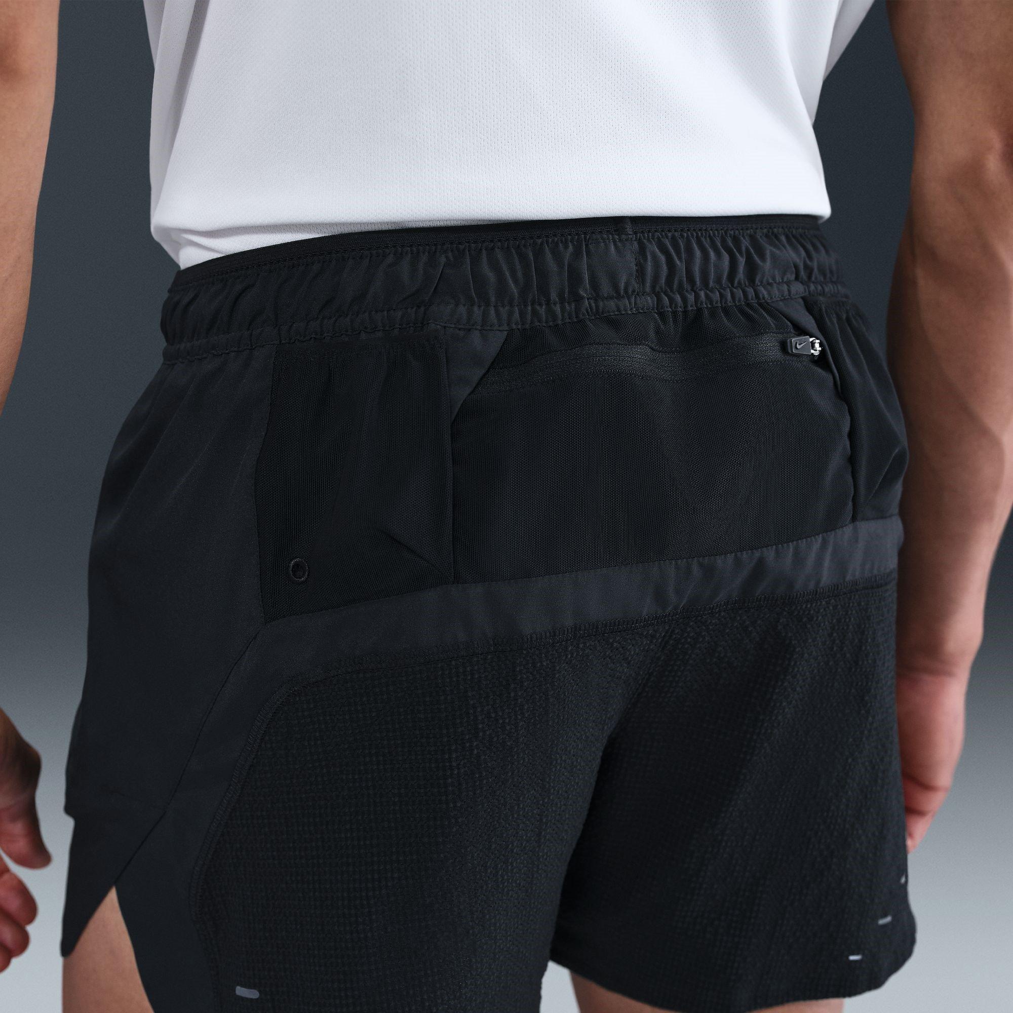 Black - Nike - Men's Woven Tracksuit Shorts - 9