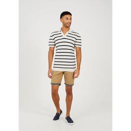 Brave Soul Cotton Twill Shorts with Turn Up