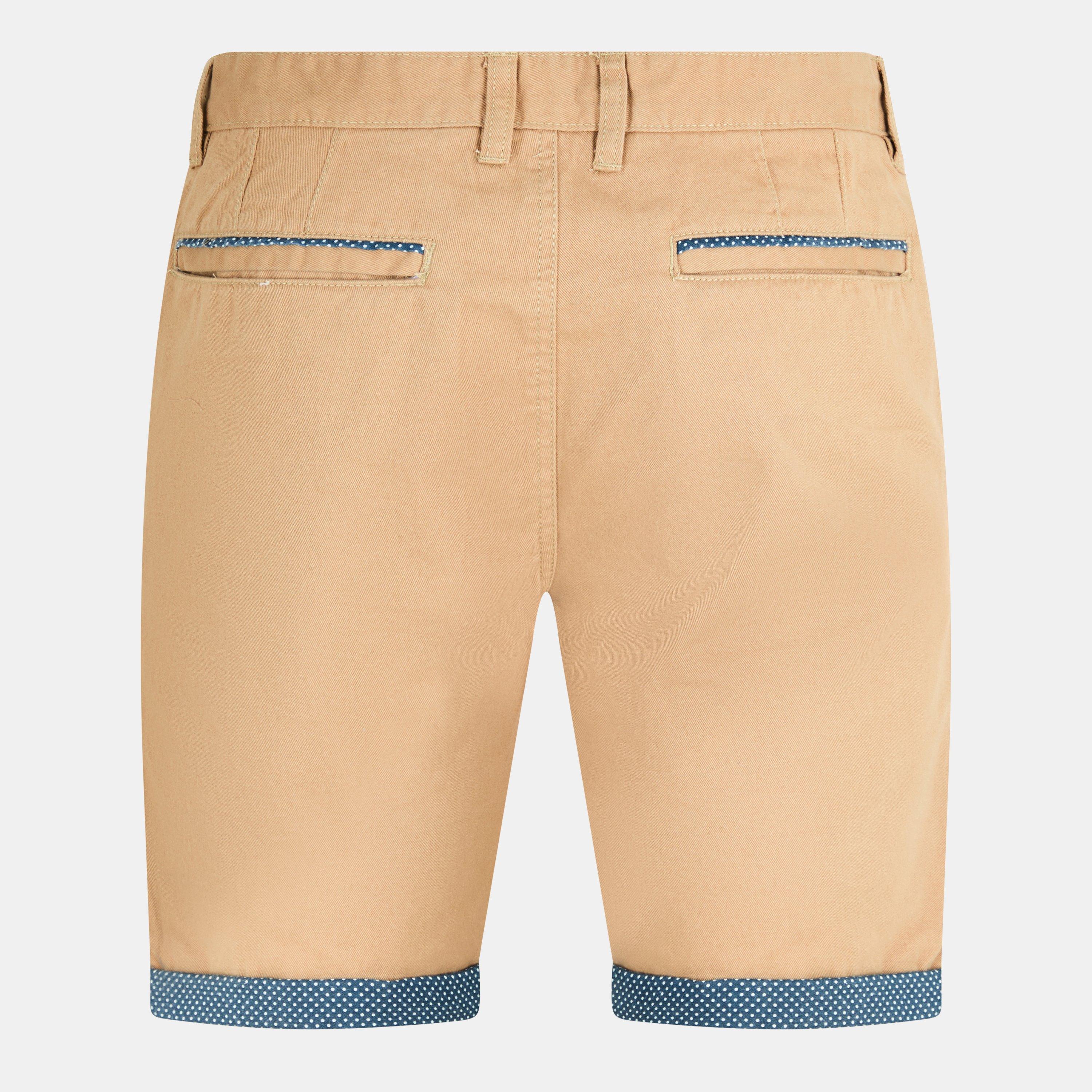 Pietra/Macchia - Brave Soul - Twill Shorts with Turn Up - 2