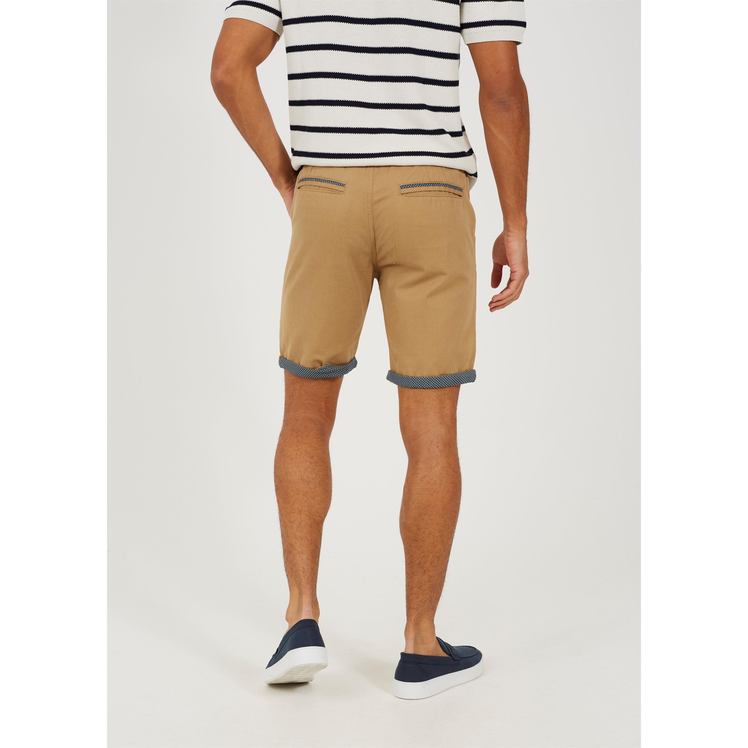 Pietra/Macchia - Brave Soul - Twill Shorts with Turn Up - 3