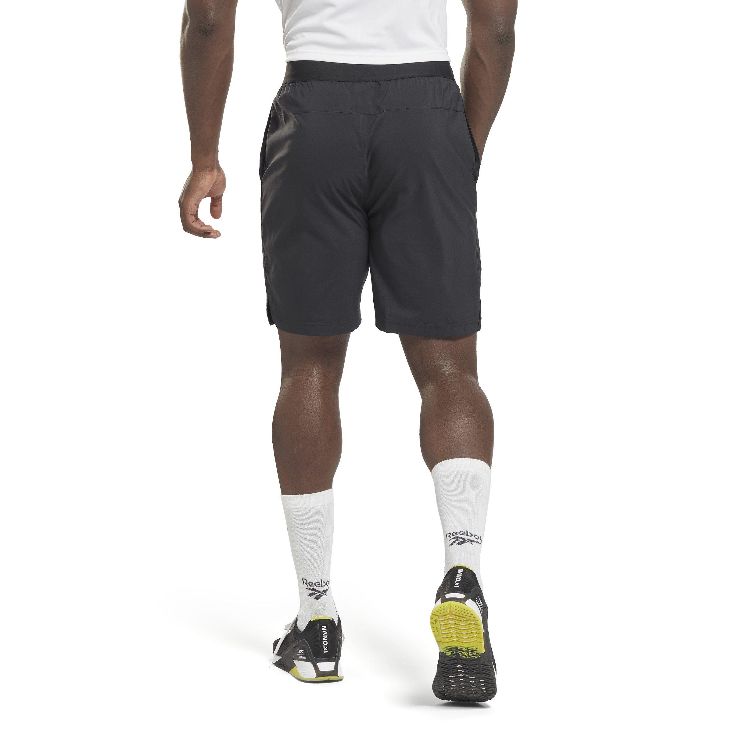 Crna - Reebok - Workout Ready Speedwick Shorts - 4