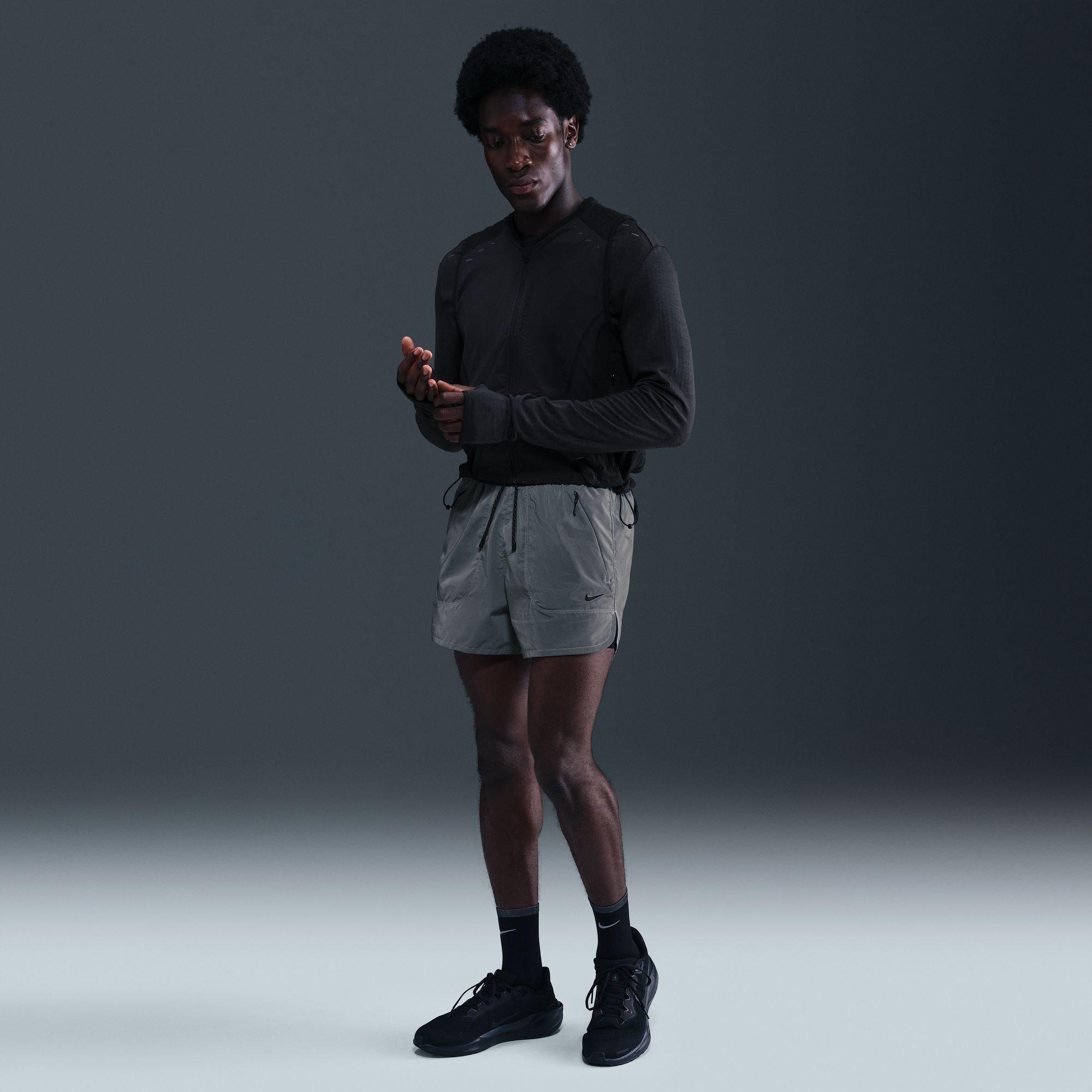 Grey - Nike - Men's Woven Tracksuit Shorts - 12