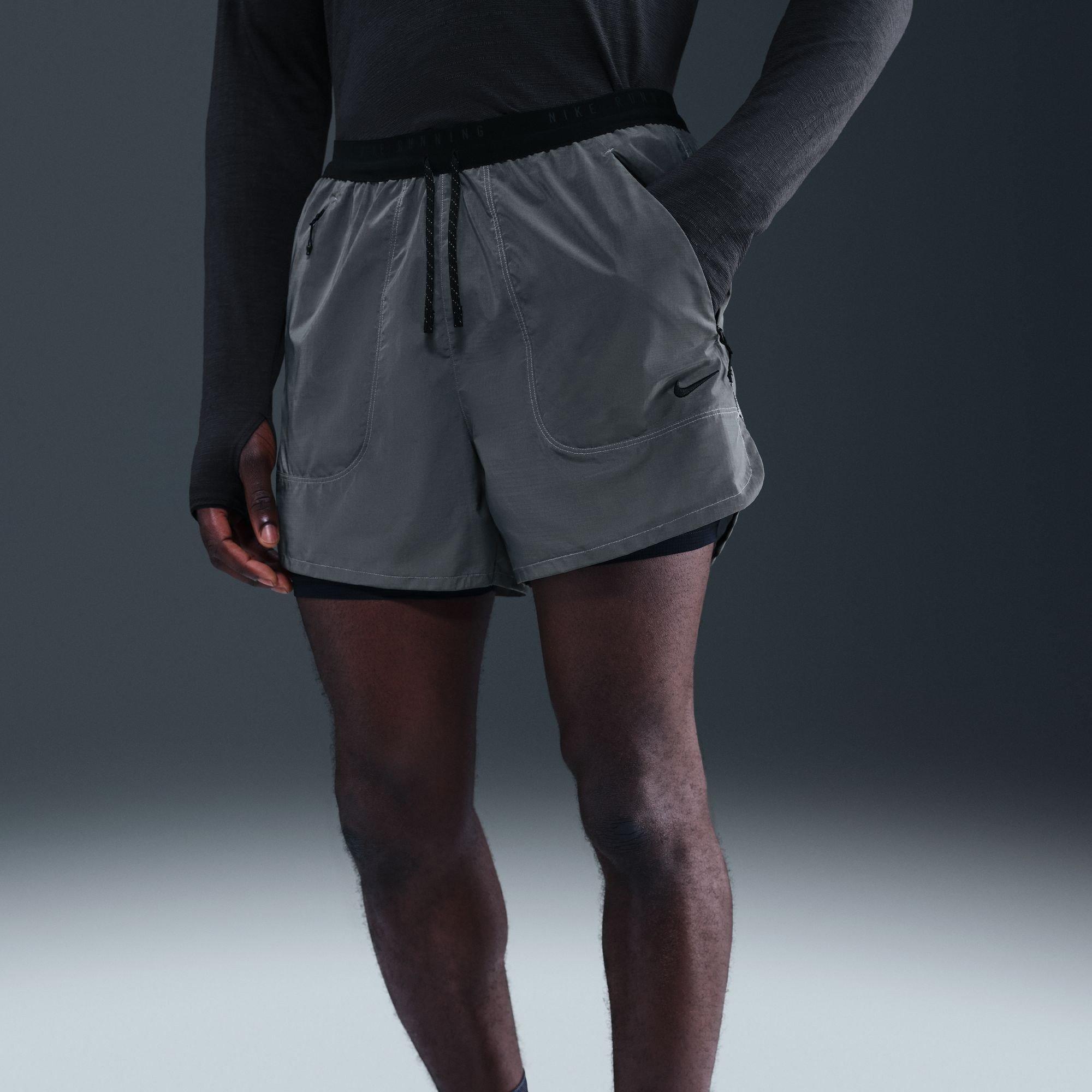 Grey - Nike - Men's Woven Tracksuit Shorts - 14