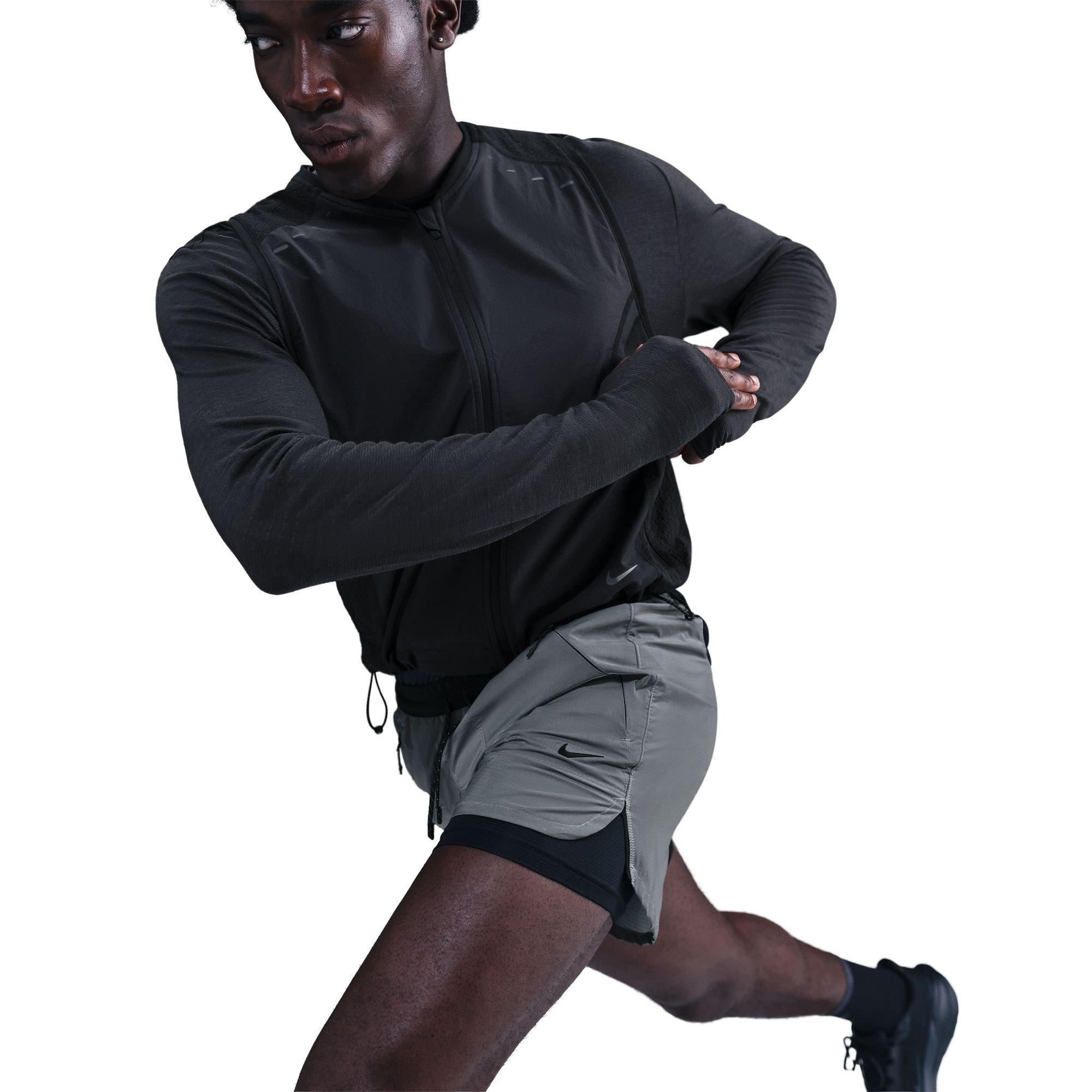 Grey - Nike - Men's Woven Tracksuit Shorts - 9