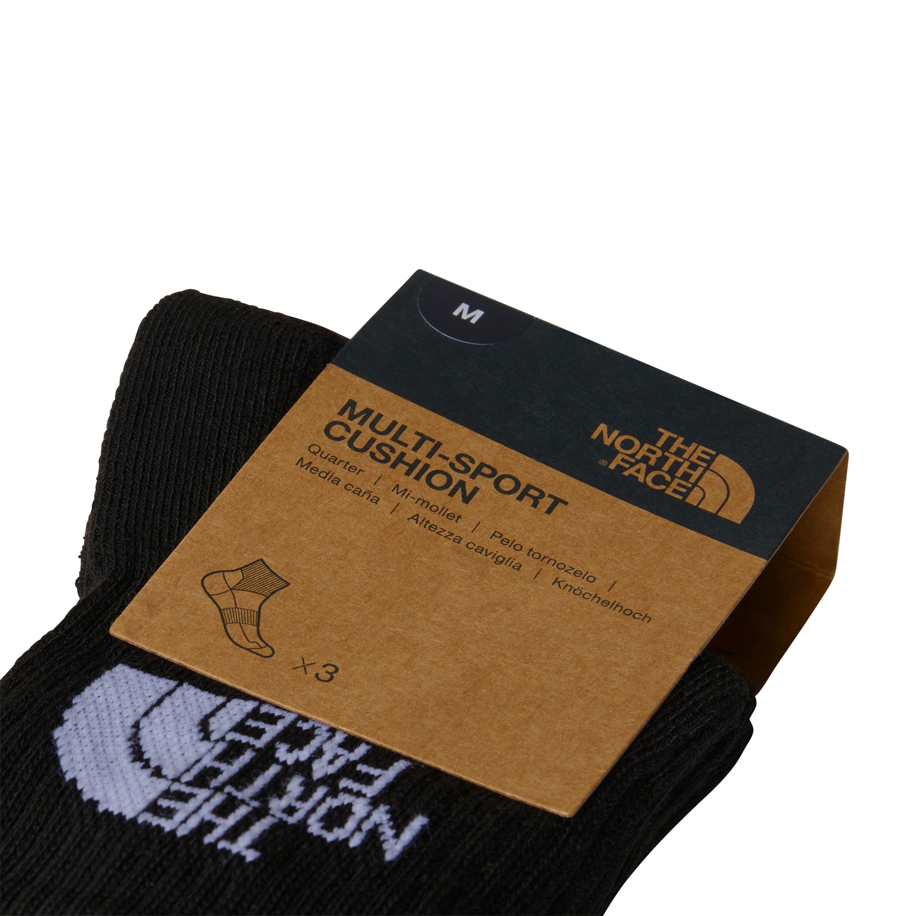 Tnf Black - The North Face - MULTI SPORT CUSH QUARTER SOCK 3P TN - 3