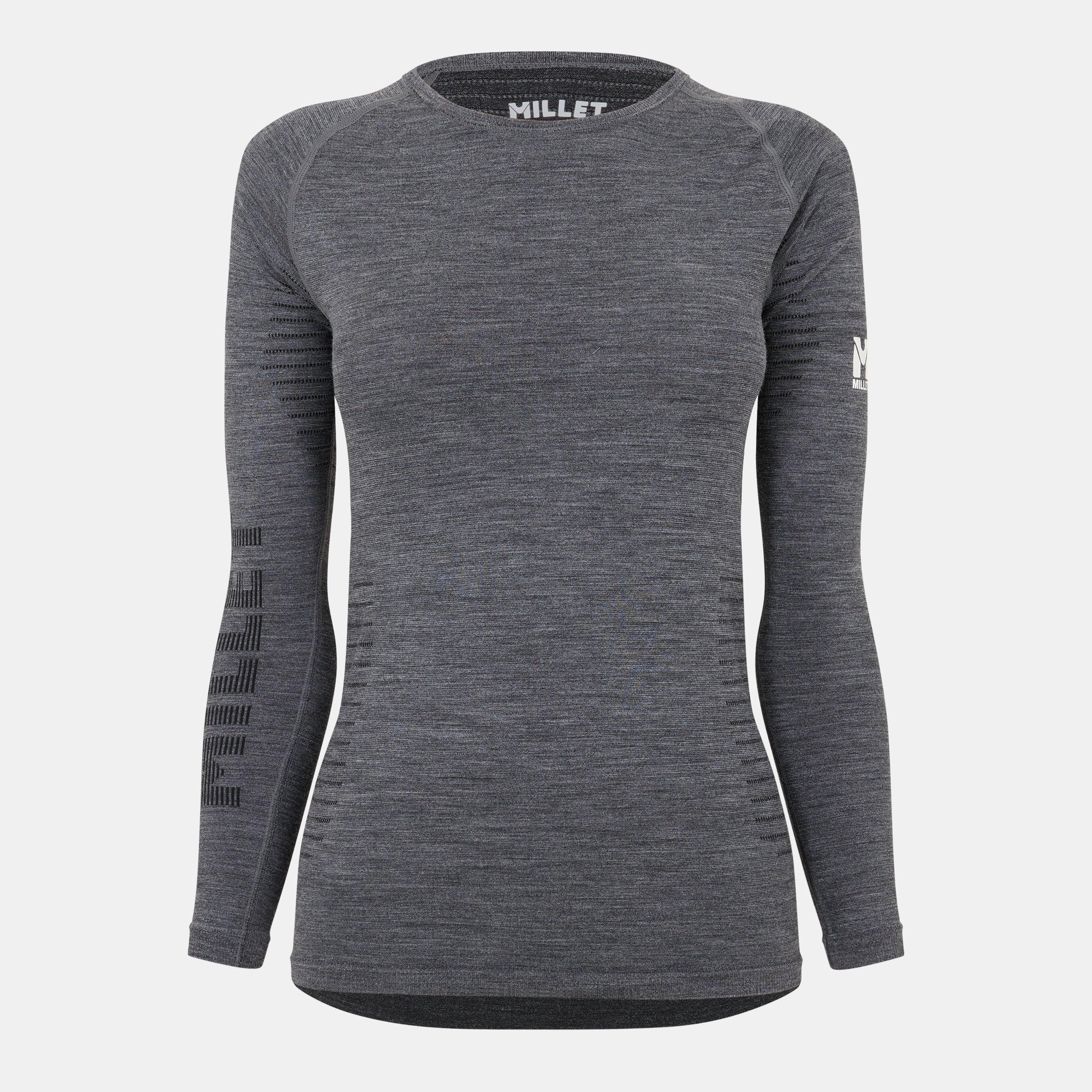 Grey - Millet - Women's Drynamic Baselayer Top - 1